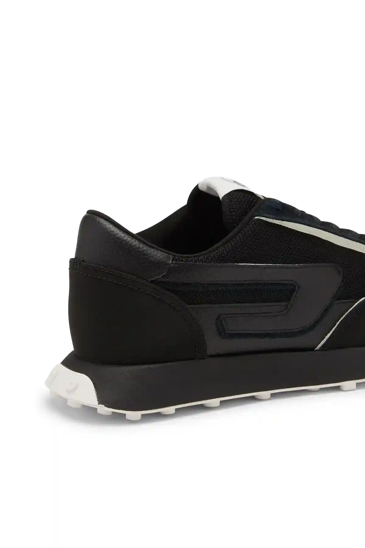 Black S-Racer Lc-Sneakers in mesh suede and leather