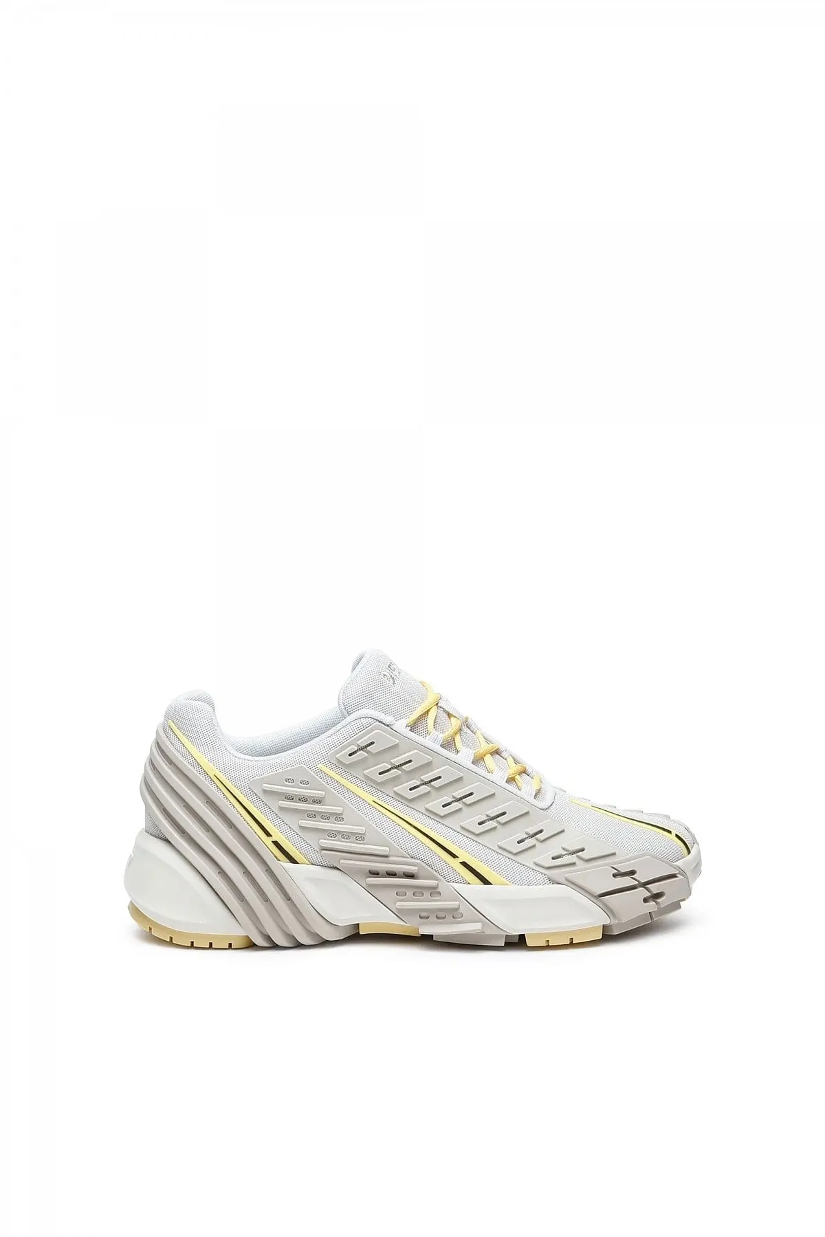 Grey S-Prototype Low-Sneakers in mesh and rubber