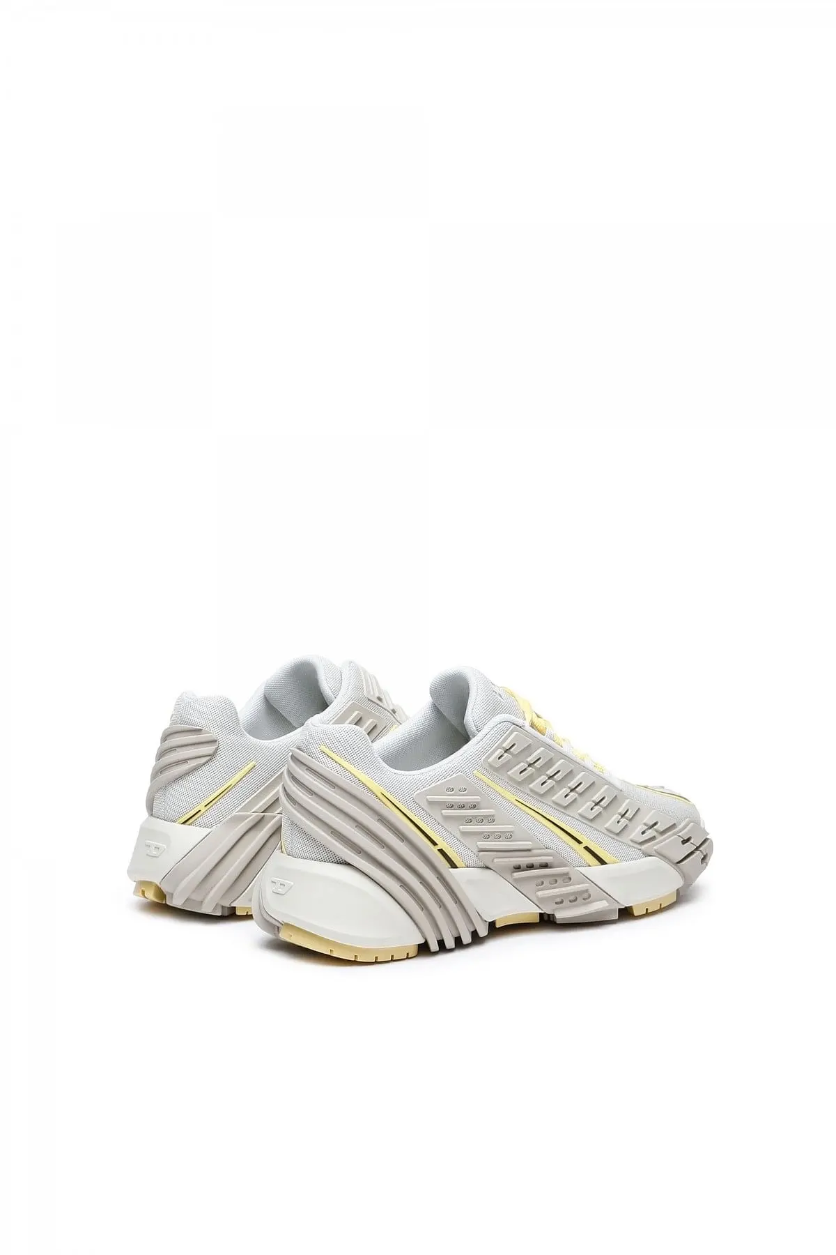Grey S-Prototype Low-Sneakers in mesh and rubber