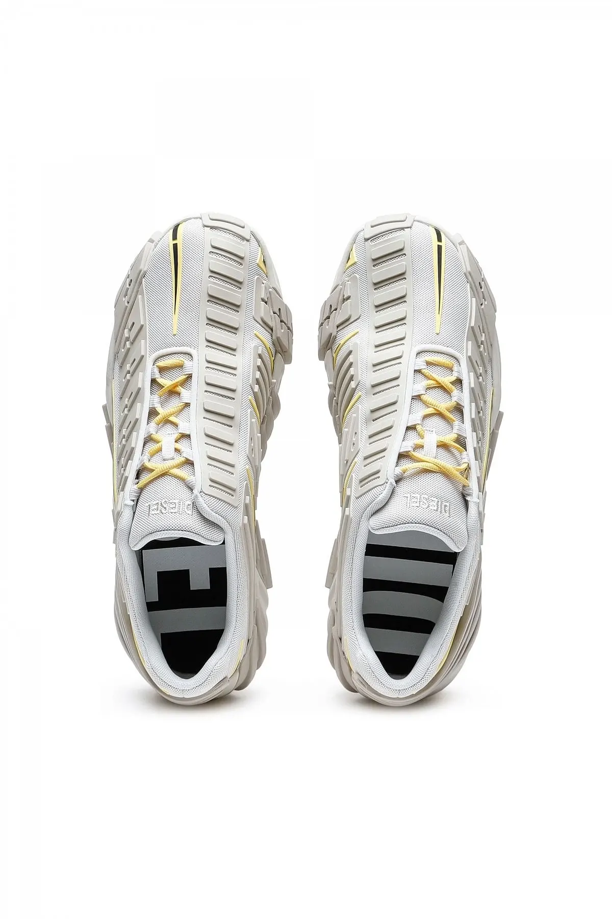 Grey S-Prototype Low-Sneakers in mesh and rubber