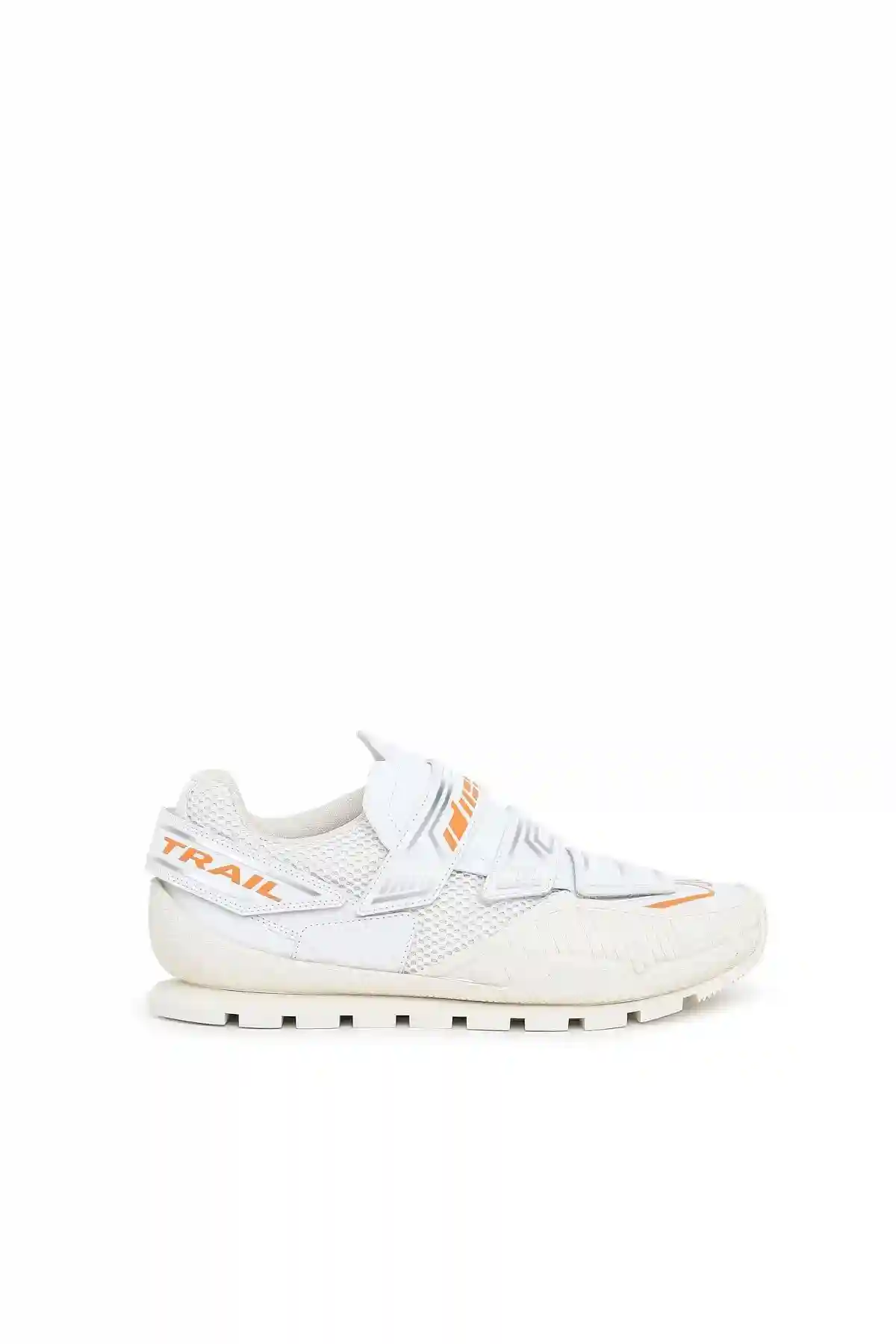 White S-Pendhio Lc-Velcro sneakers with racing graphics