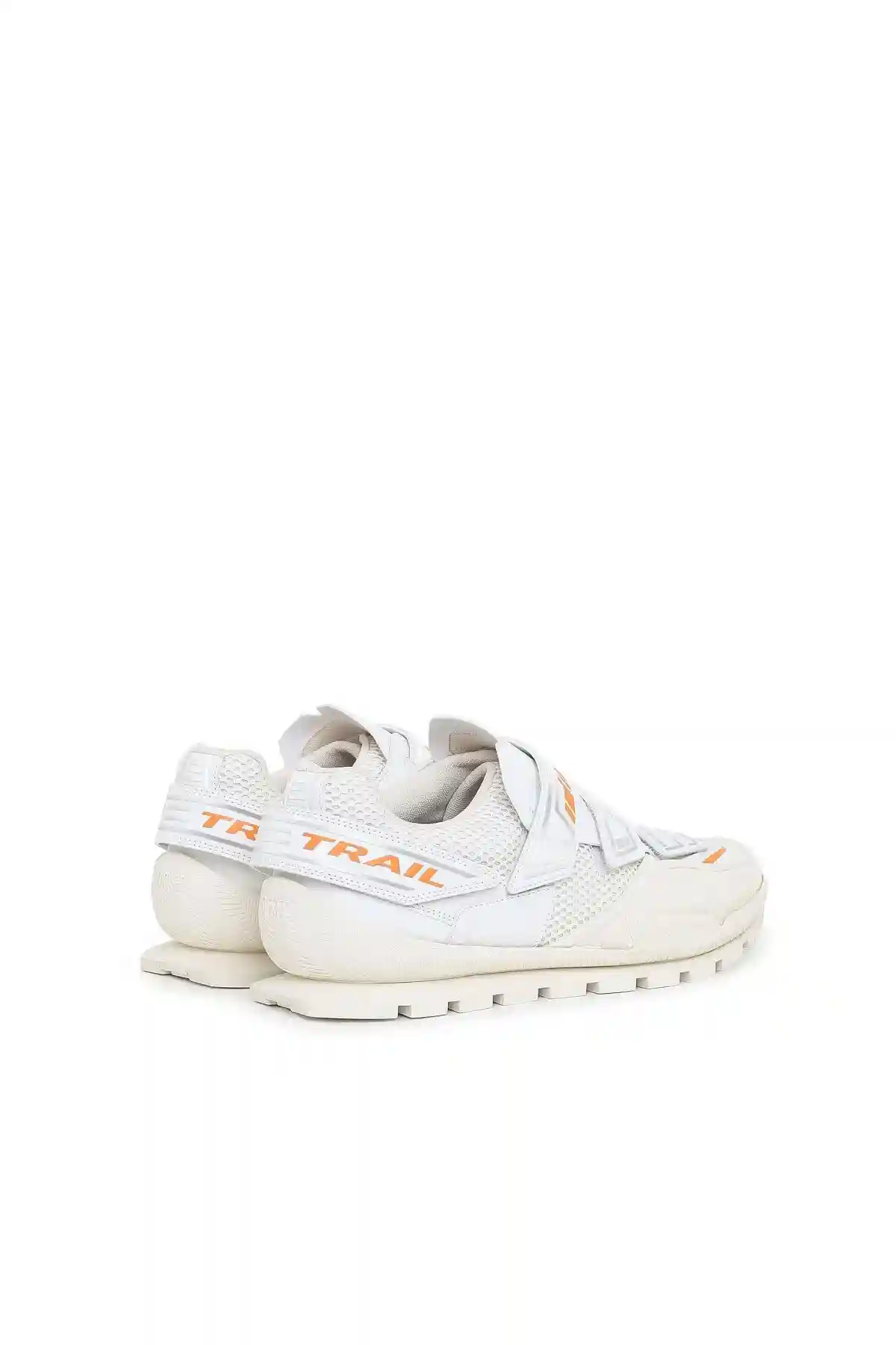 White S-Pendhio Lc-Velcro sneakers with racing graphics
