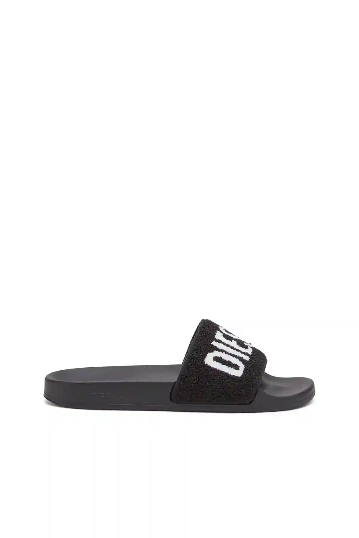 Black Sa-Mayemi Cc W-Fuzzy logo pool slides