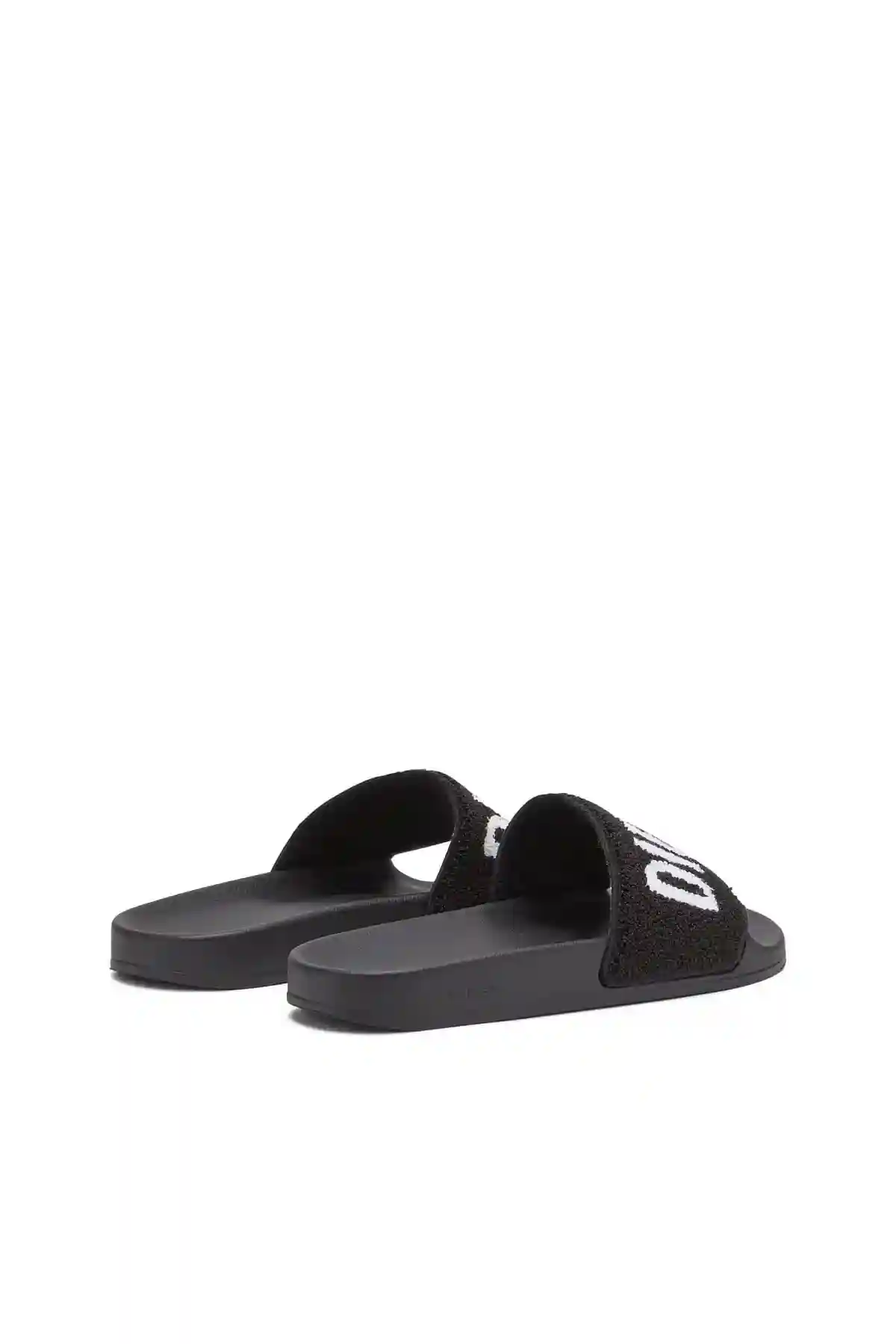 Black Sa-Mayemi Cc W-Fuzzy logo pool slides