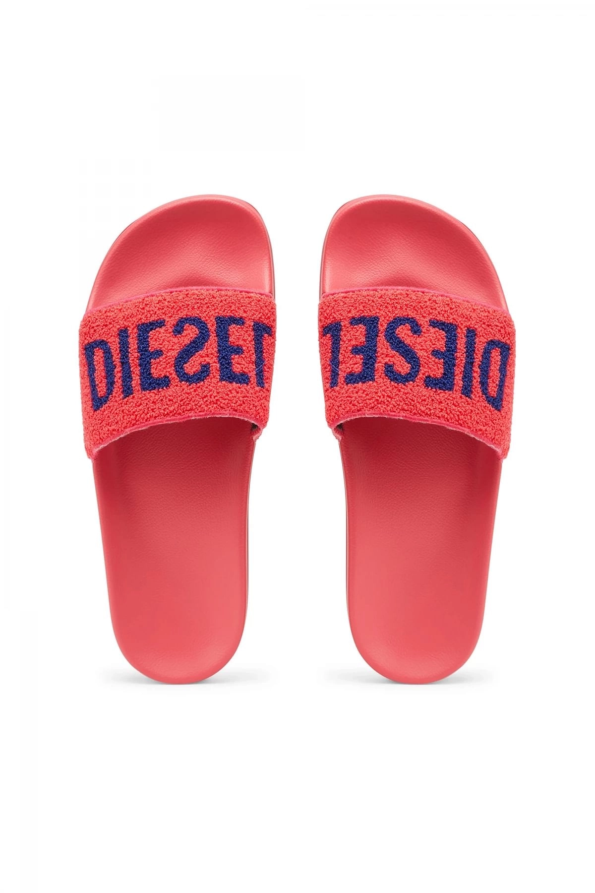 Pink Sa-Mayemi Cc W-Fuzzy logo pool slides