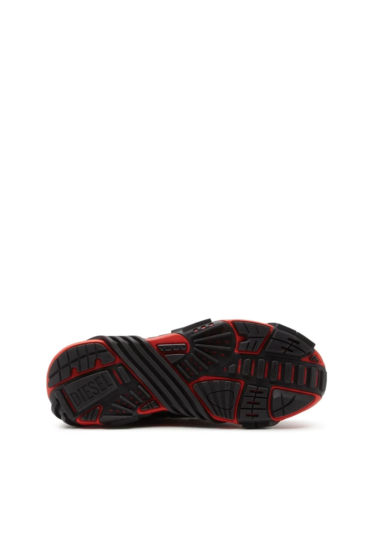 Black and Red S-Prototype V2-Sneakers in mesh and rubber