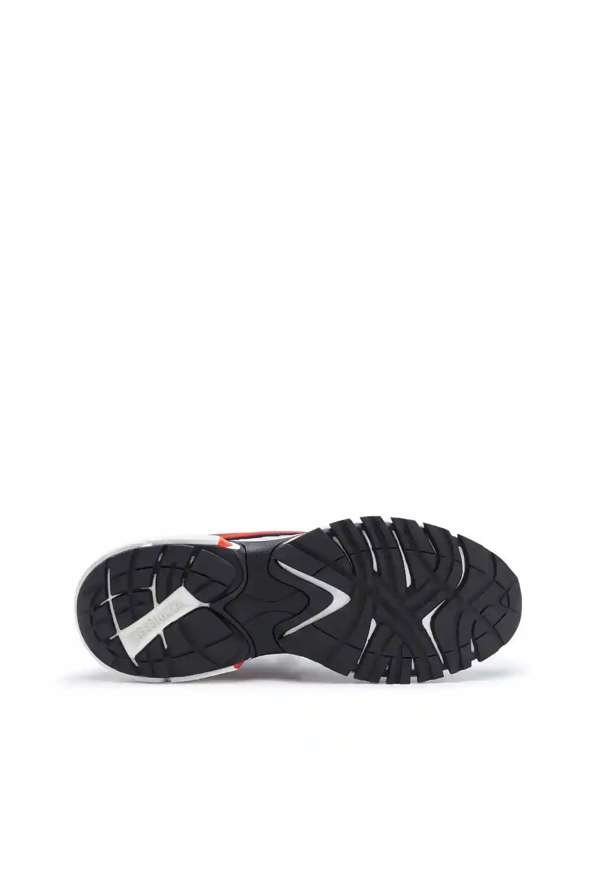 Red and White S-Serendipity Pro-X1-Mesh sneakers with embossed overlays