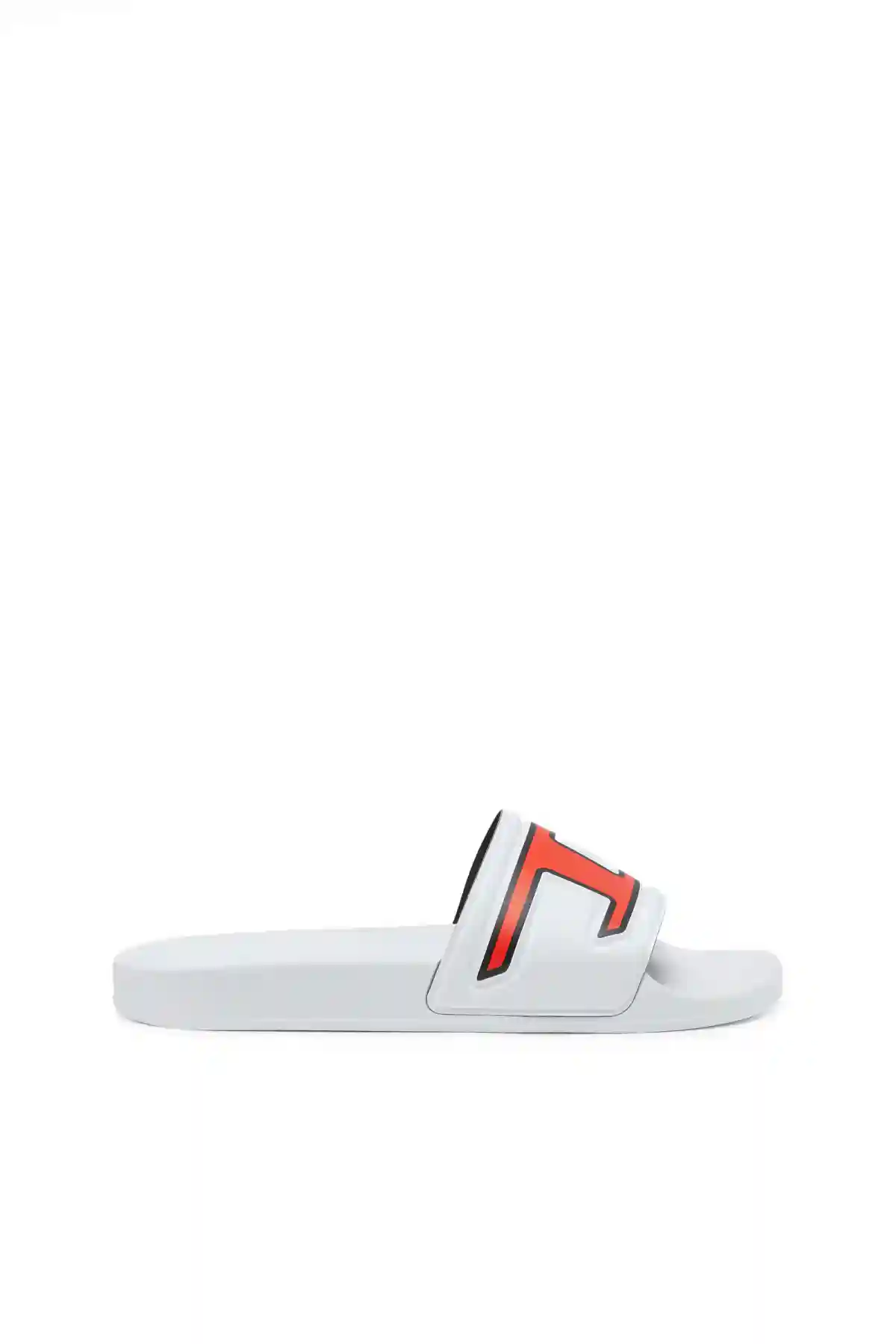 Multi Sa-Mayemi-Pool slides with embedded D logo