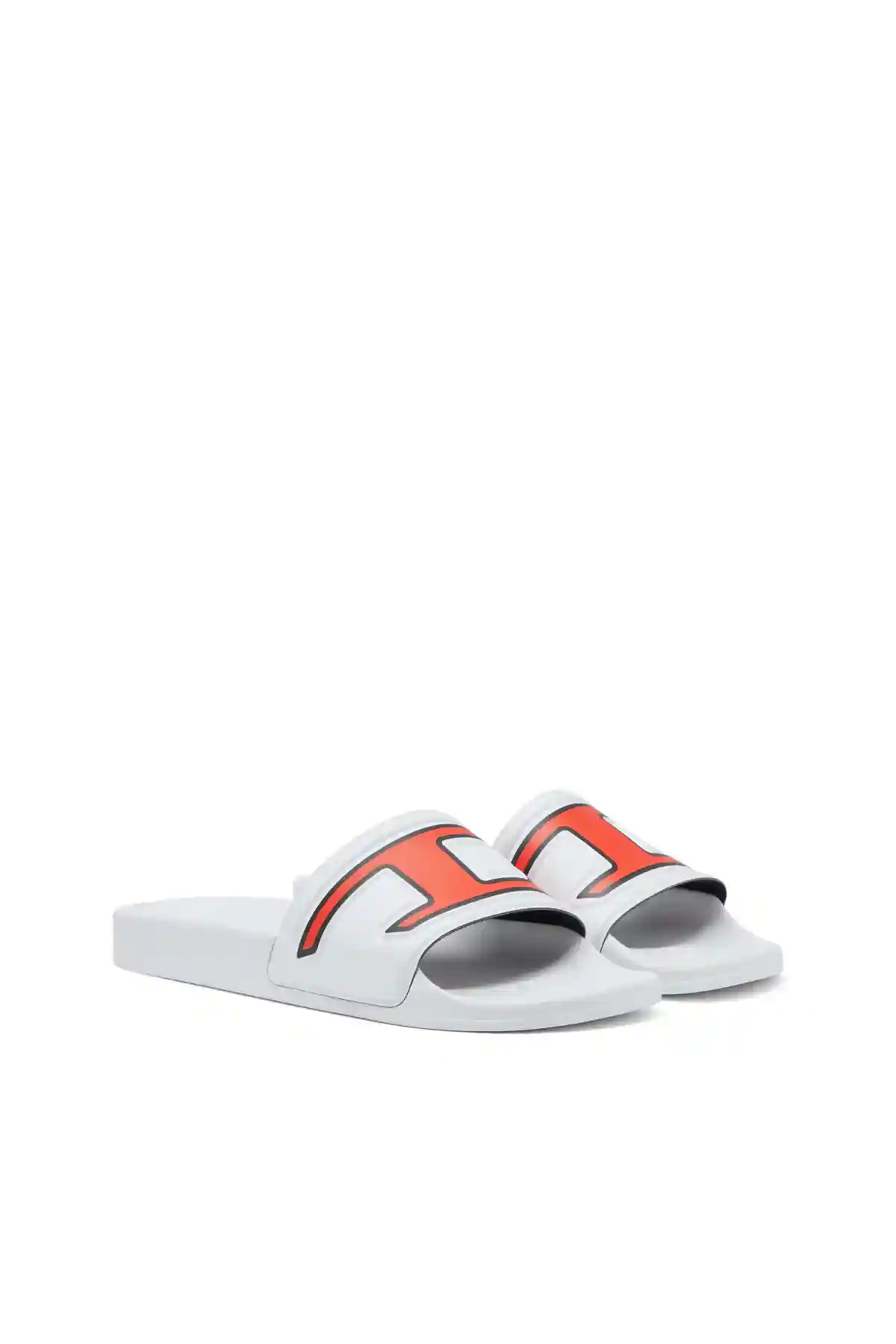 Multi Sa-Mayemi-Pool slides with embedded D logo