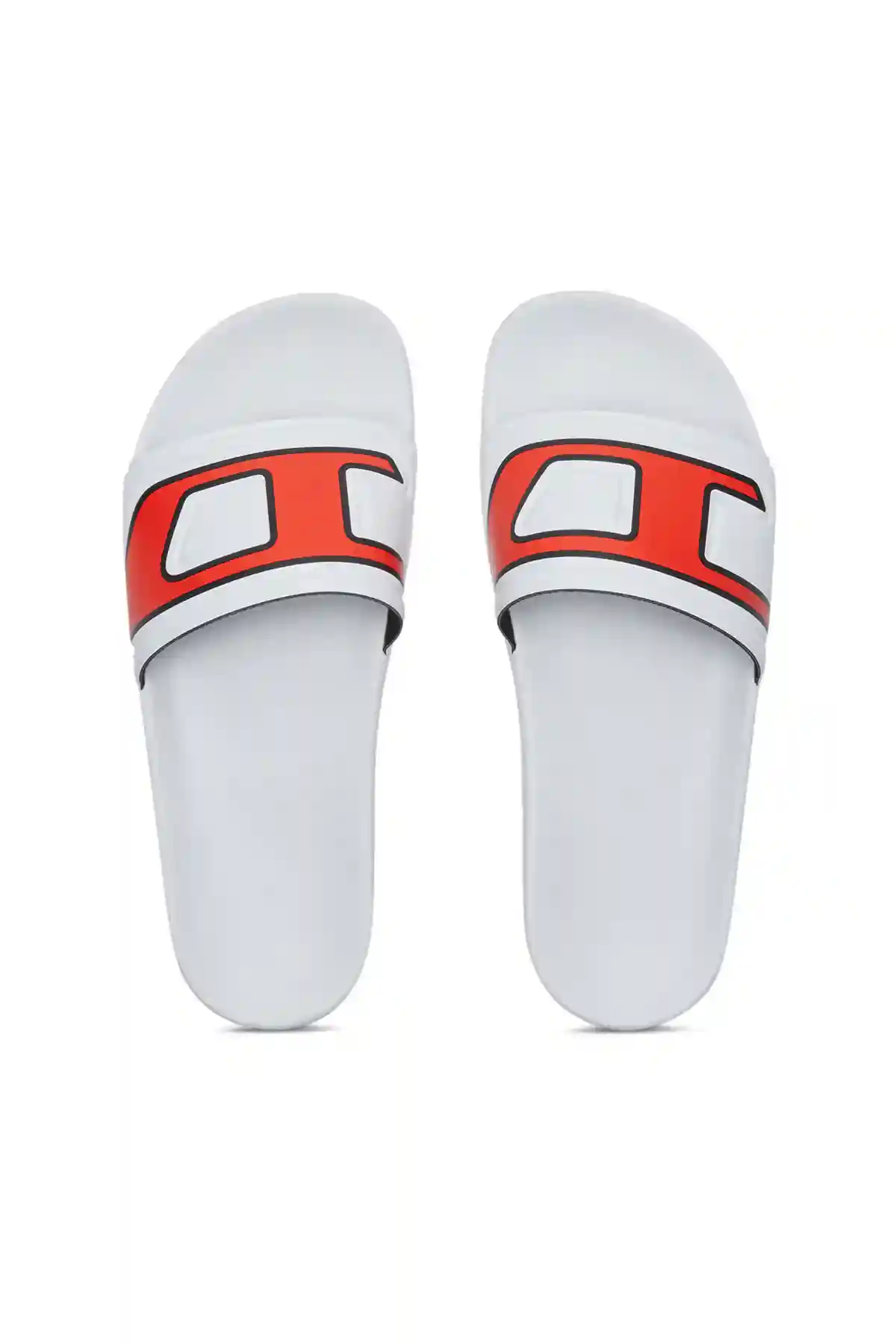 Multi Sa-Mayemi-Pool slides with embedded D logo