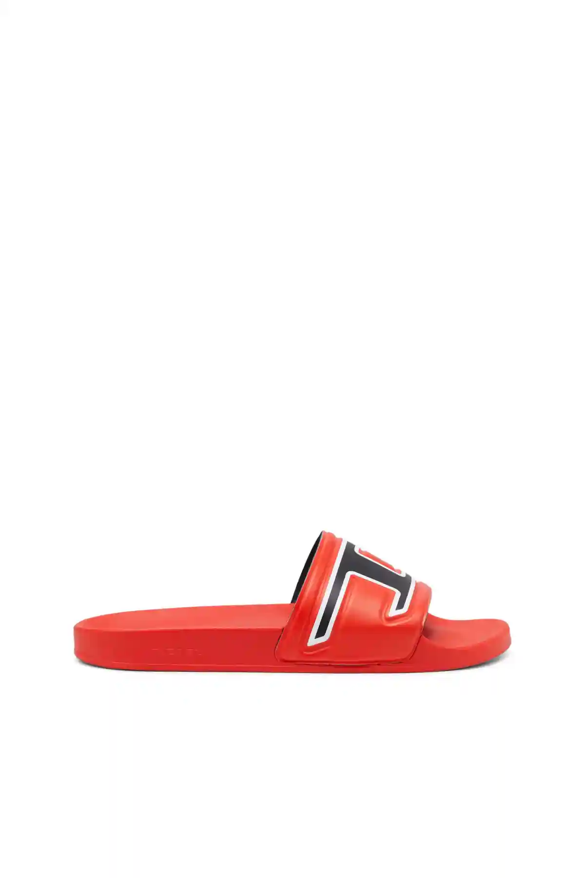 Multi Sa-Mayemi-Pool slides with embedded D logo