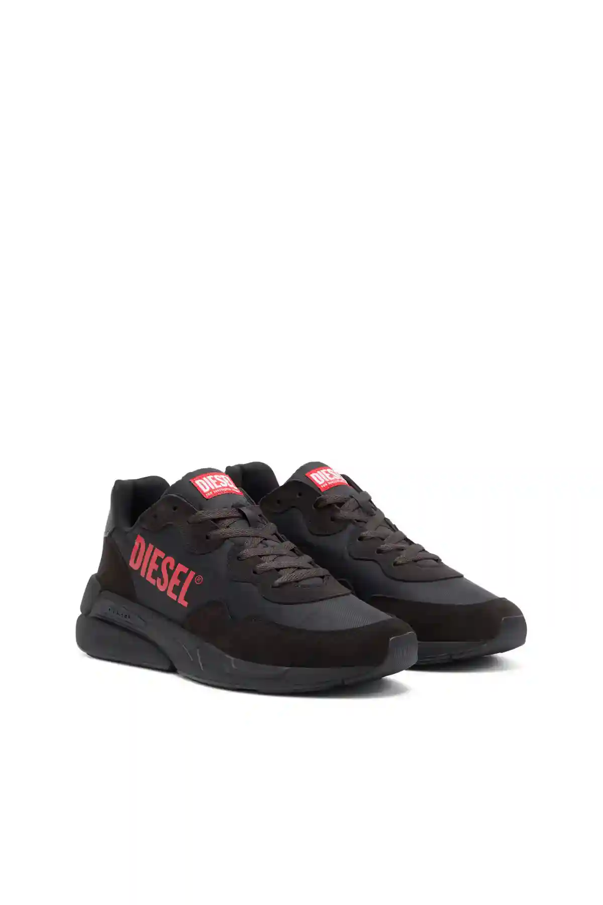 Black S-Serendipity Light-Low-top sneakers in action leather