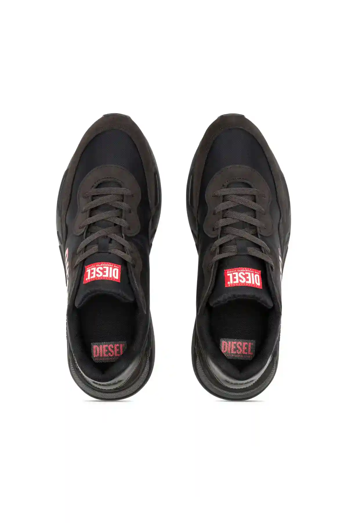 Black S-Serendipity Light-Low-top sneakers in action leather