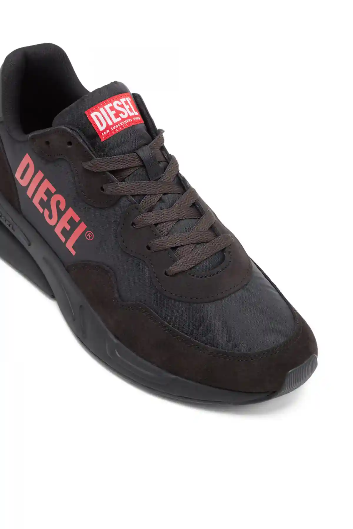 Black S-Serendipity Light-Low-top sneakers in action leather
