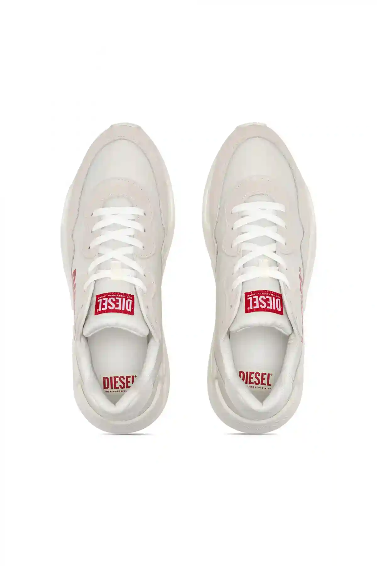 White S-Serendipity Light-Low-top sneakers in action leather