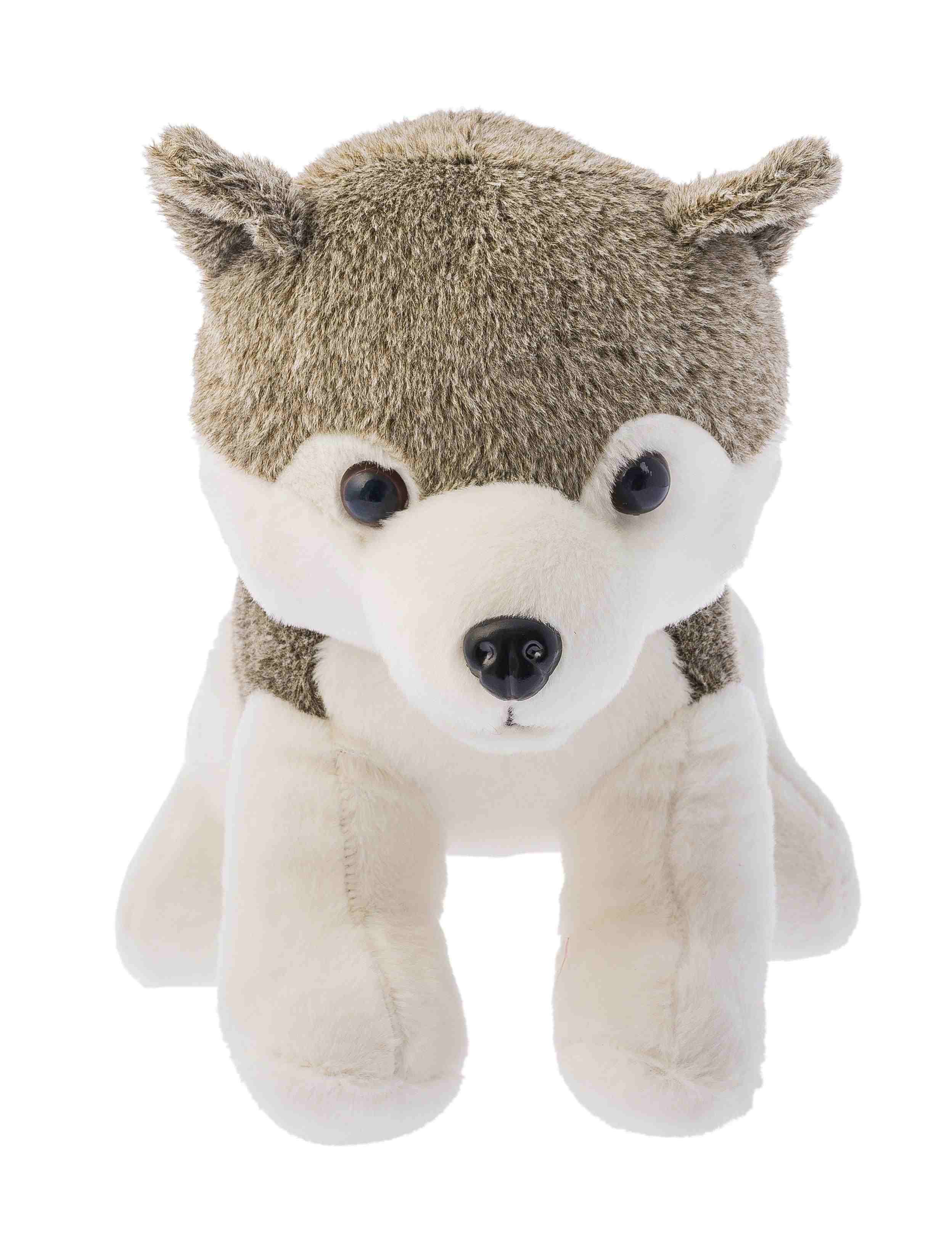 Dimpy Toys Jasco Husky Dog, 30 Cm  Animals & Birds for Kids age 3Y+ - 30 Cm (Grey)
