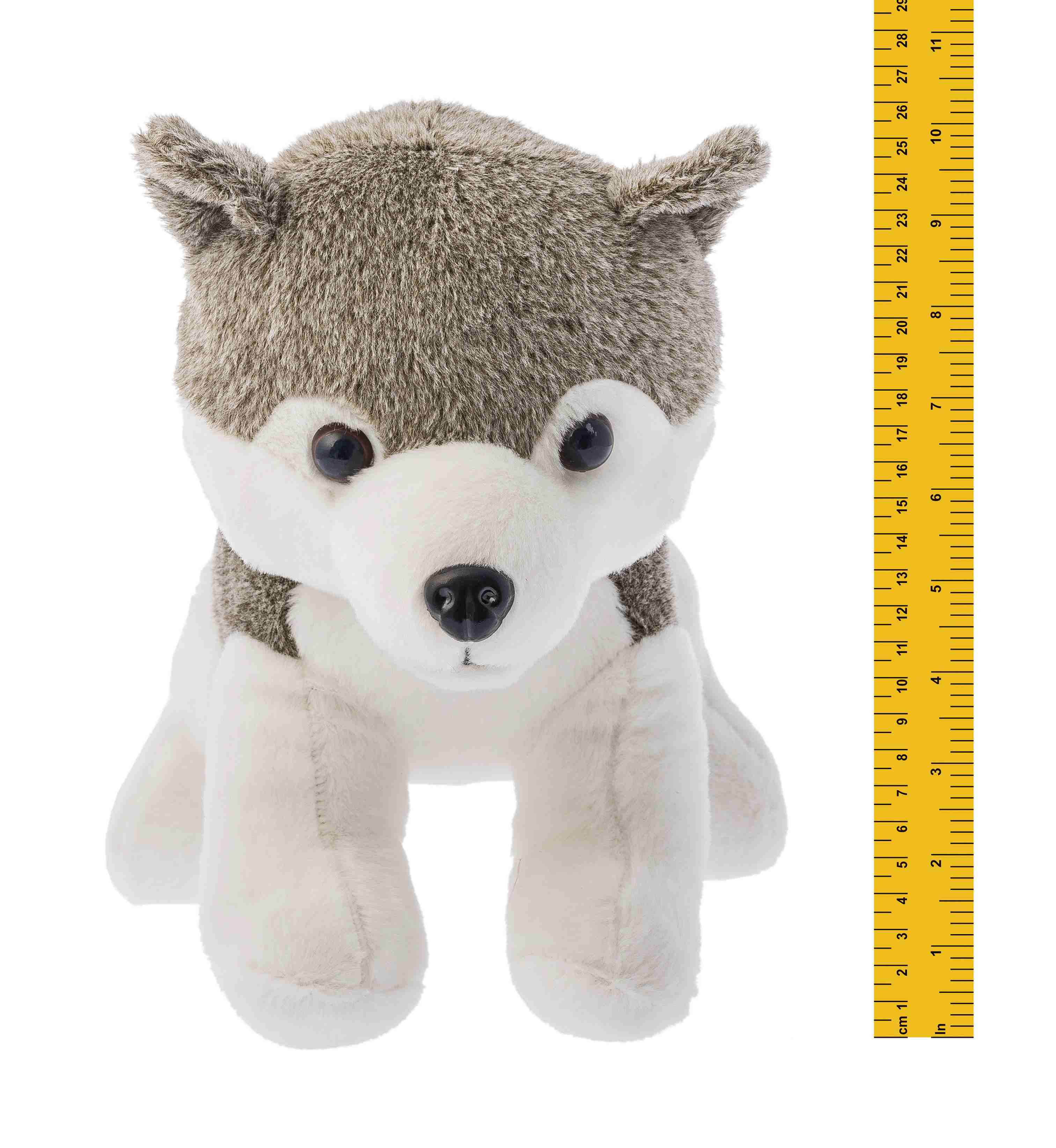 Dimpy Toys Jasco Husky Dog, 30 Cm  Animals & Birds for Kids age 3Y+ - 30 Cm (Grey)