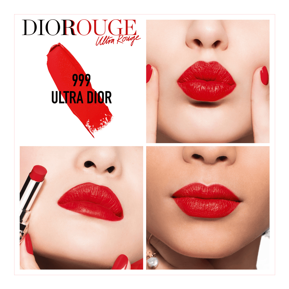 Rouge Dior Ultra Rouge Lipstick • 999 Ultra Dior - Red