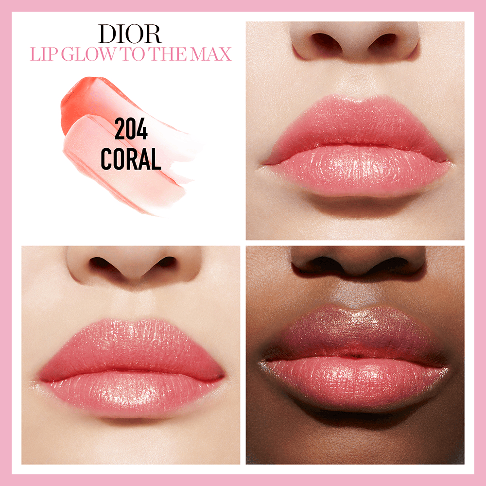 Dior Lip Glow To The Max 204 Bright coral