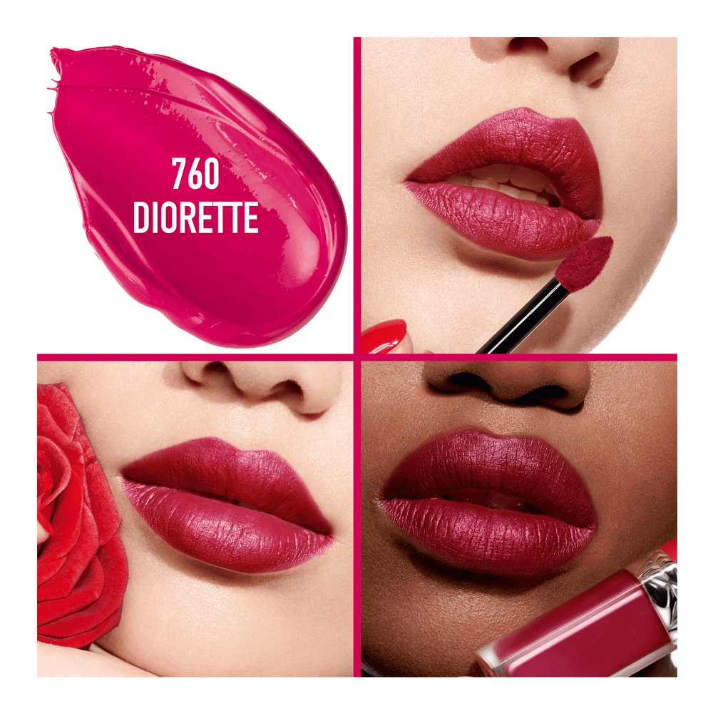 Rouge Dior Ultra Care Flower Oil Liquid Lipstick • 760 Diorette