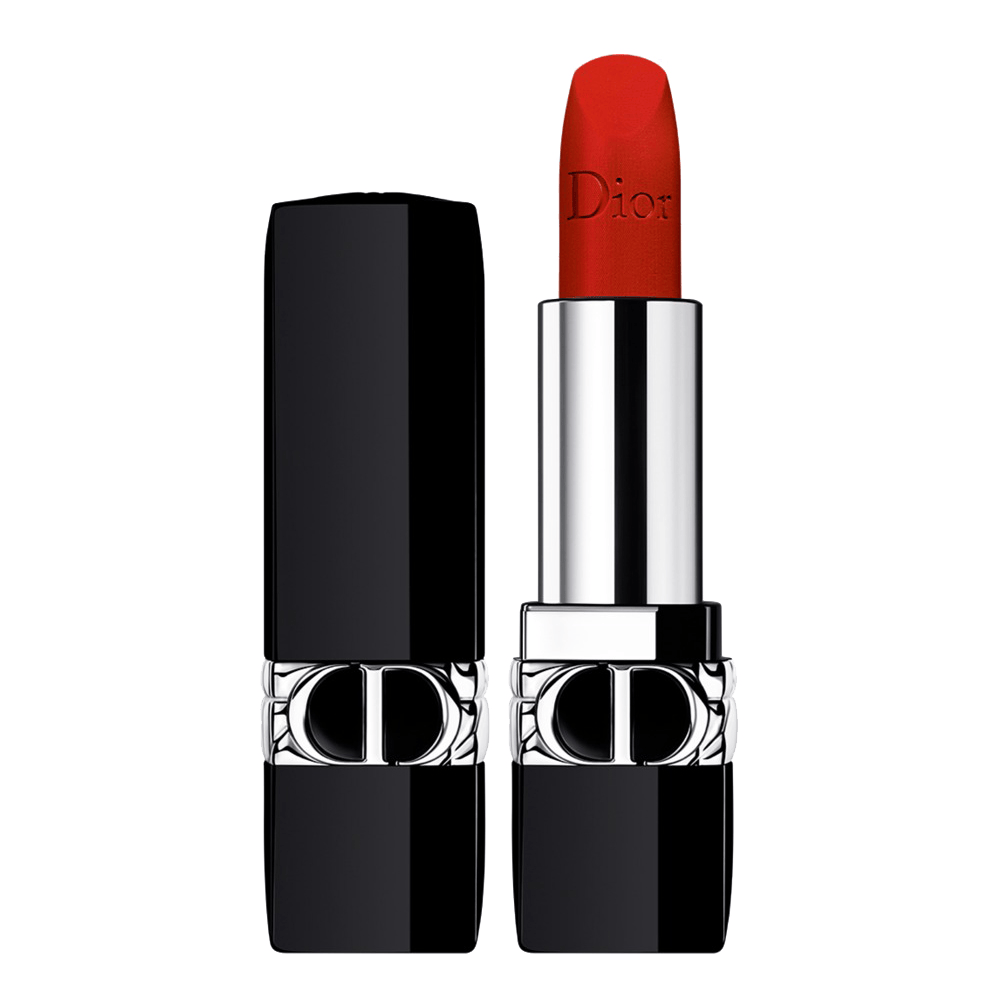 Rouge Dior Couture Finish Refillable Lipstick • 999 Velvet