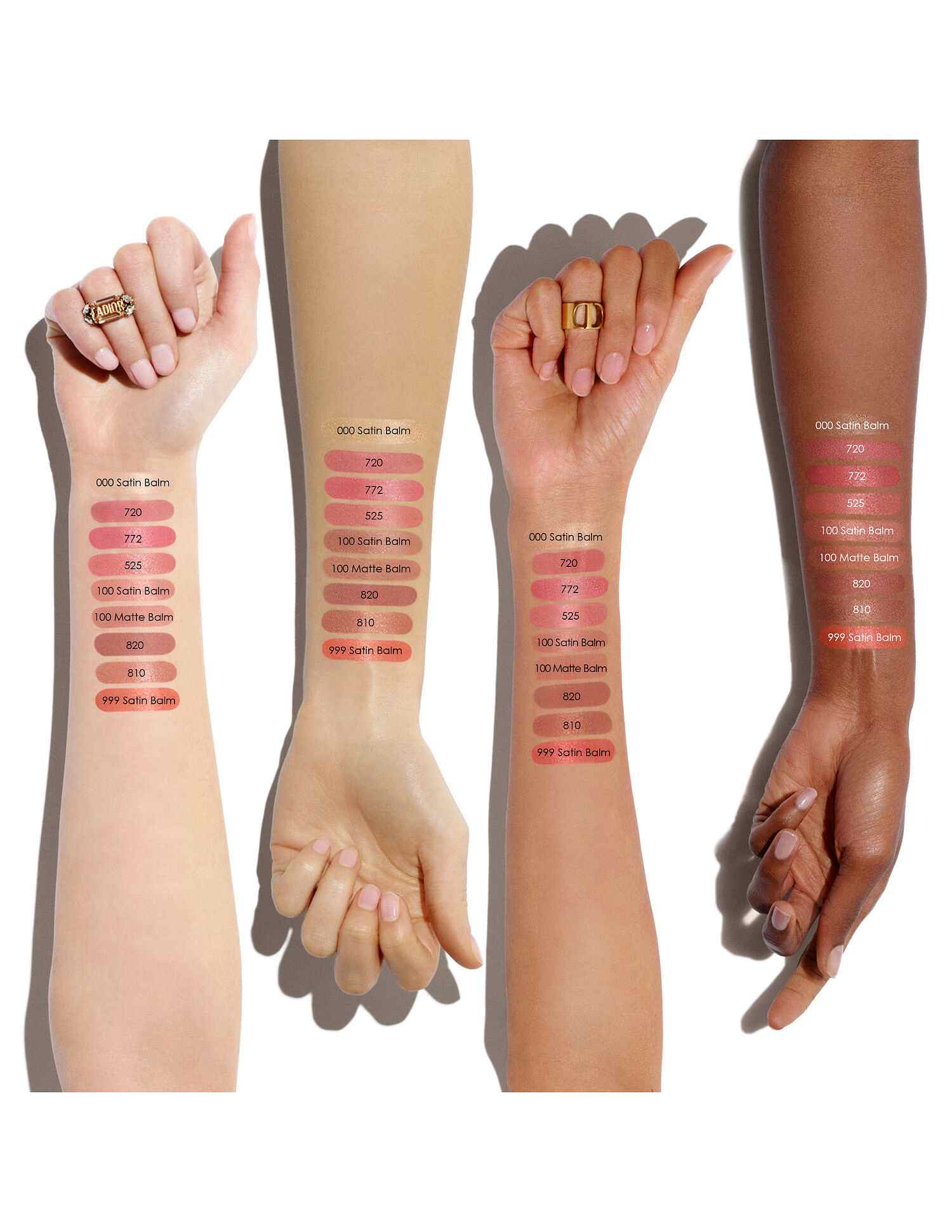 Rouge Dior Balm Satin Lipstick - 100 Nude Look • 100 Nude Look Satin Finish