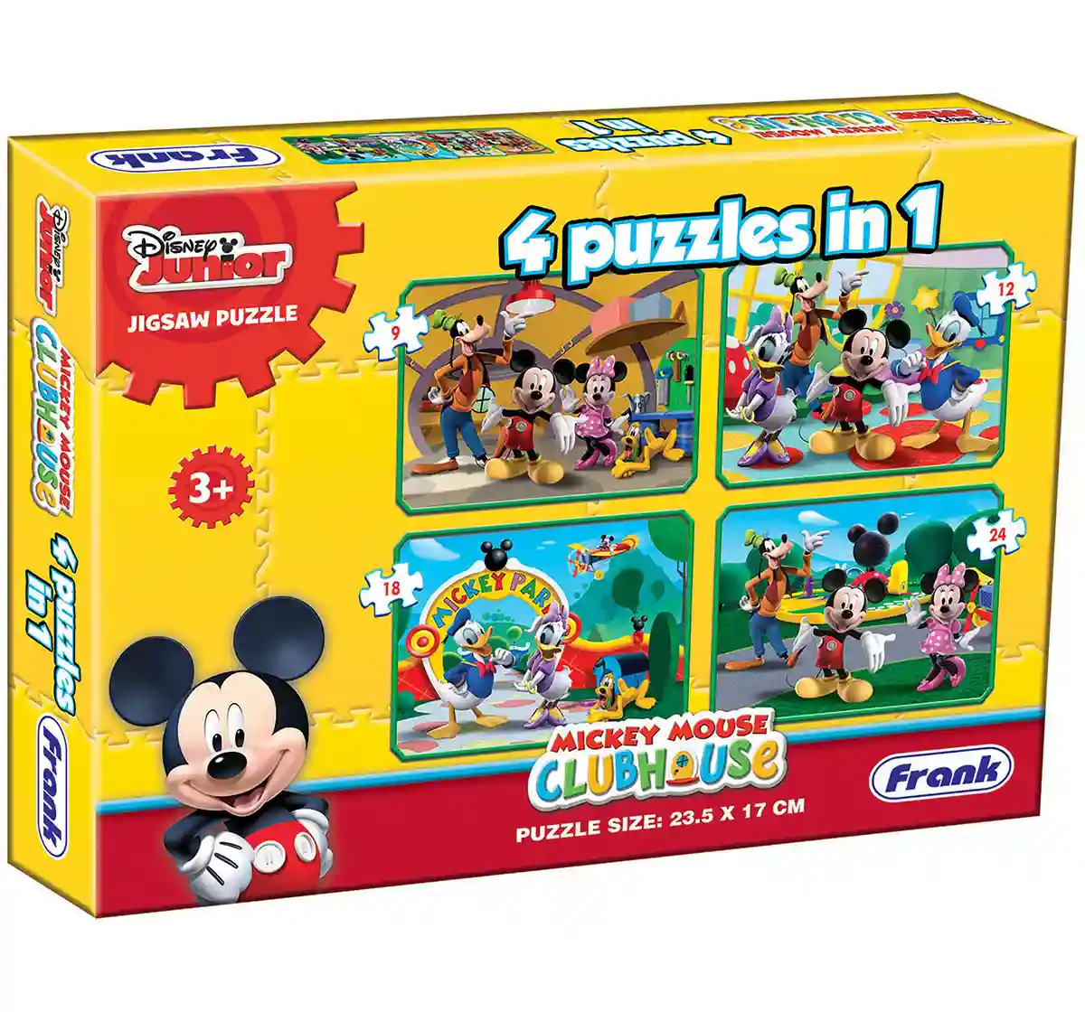 Disney Frank Mickey Mouse Clubhouse 4 In 1 Puzzles for Kids age 3Y+