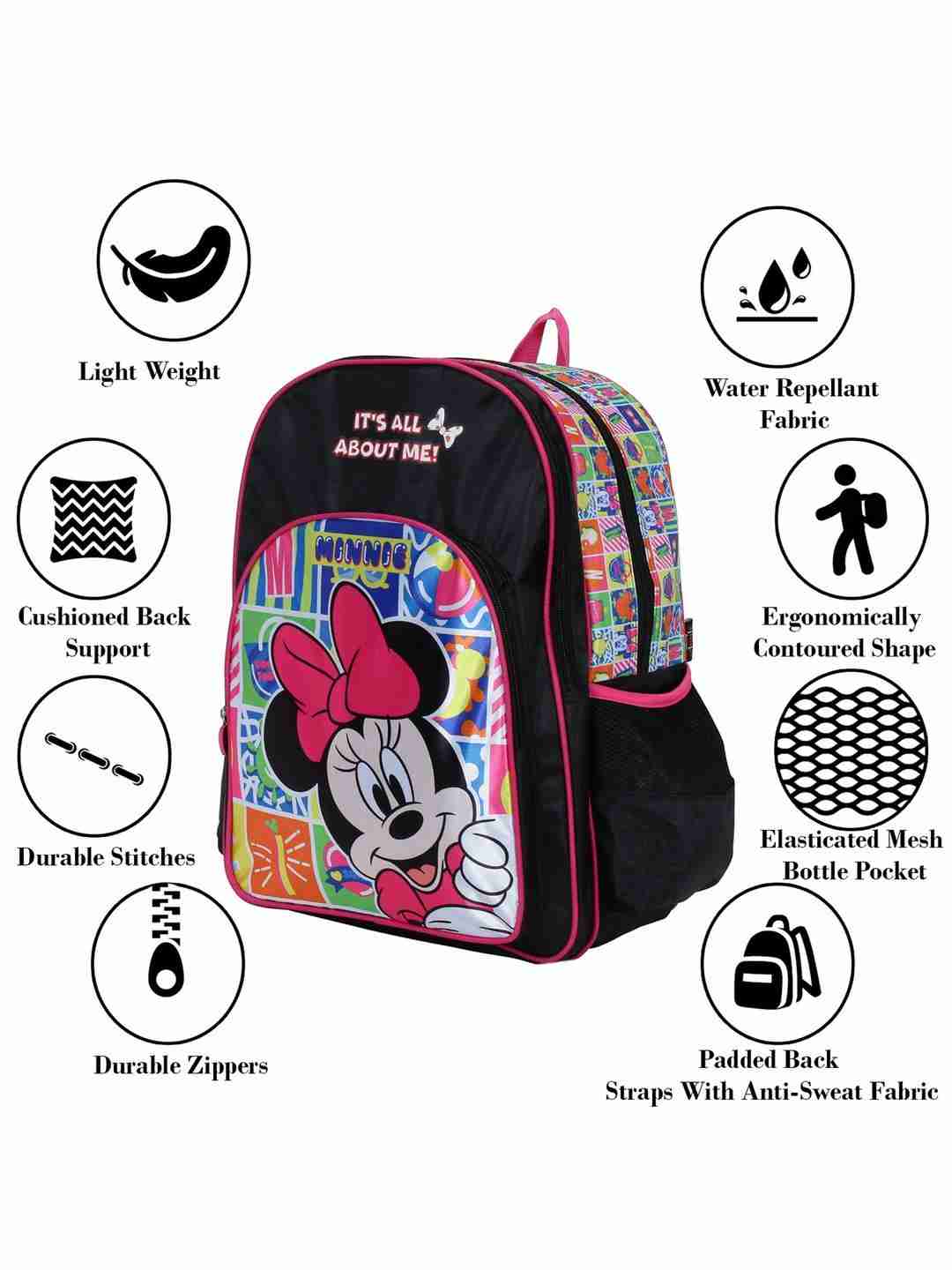 Disney Minnie Proud To Be Me 14 Backpack Bags for Girls age 3Y+