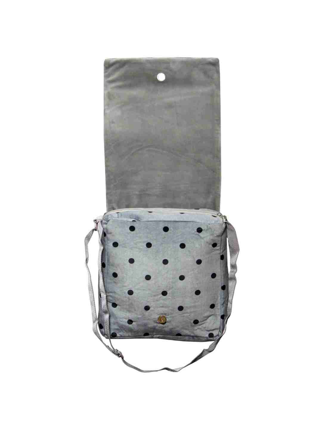Disney Happiness Unisex Zipper Closure Mickey Mouse Printed Sling Bag_Grey_Free Size Plush Accessories for Kids age 12M+ - 27.94 Cm
