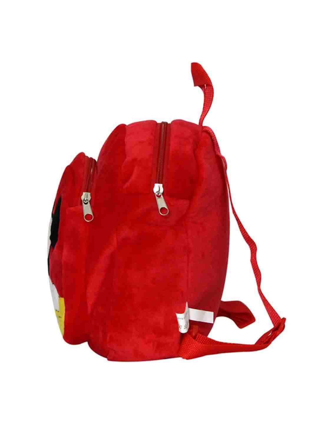 Disney Happiness Unisex Mickey Mouse Backpack_Red Plush Accessories for Kids age 12M+ - 25.4 Cm