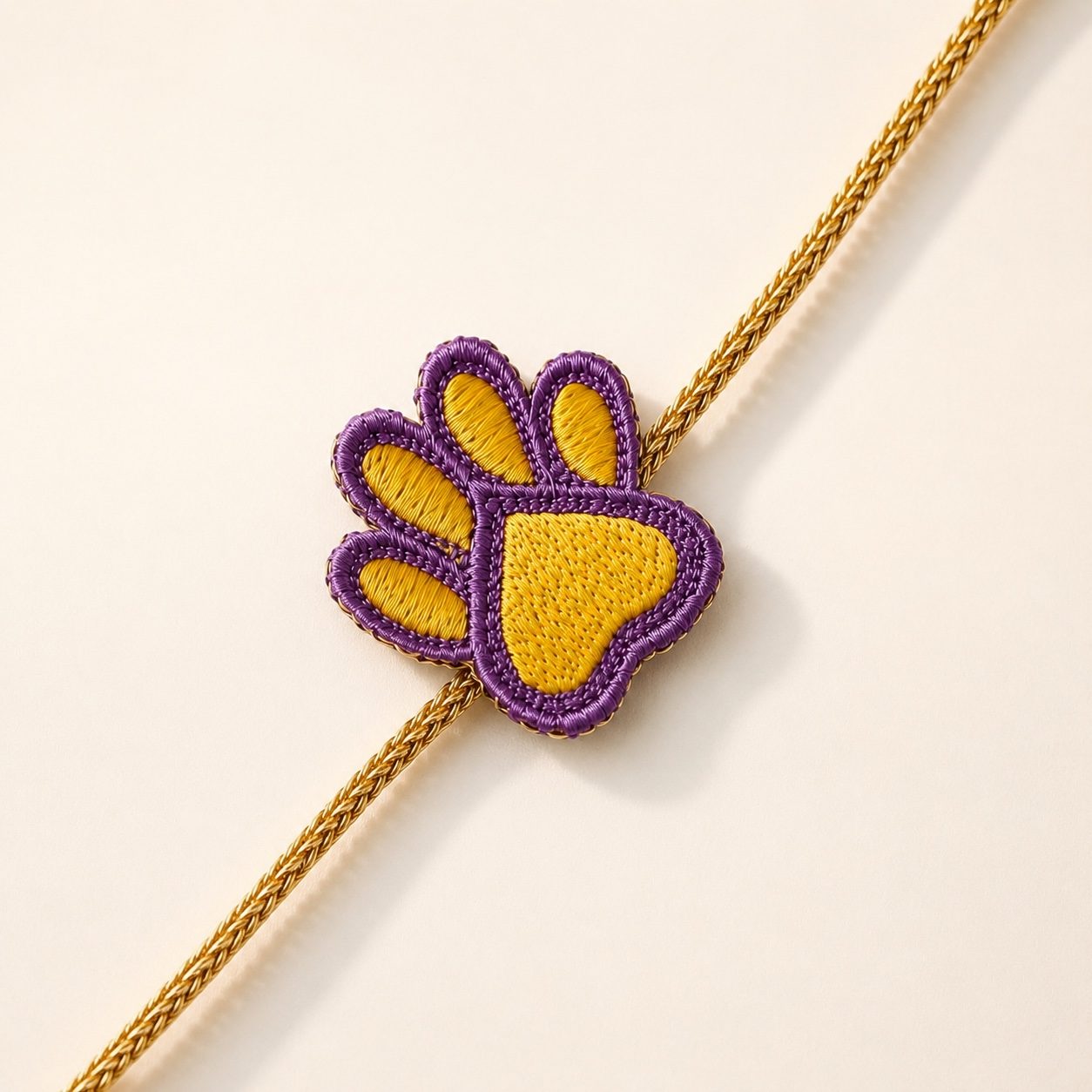 Pawsh Pet Purple Paw Rakhi for Dogs & Cats