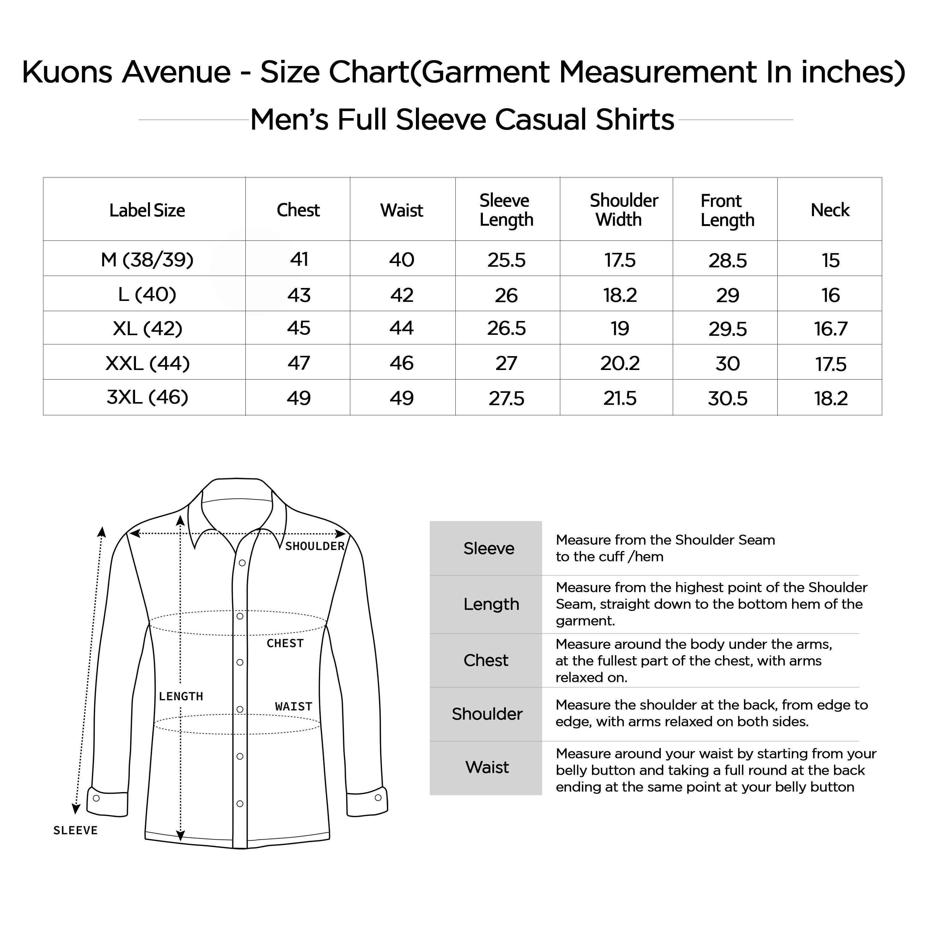 Kuons Avenue Men's Cotton Denim Shacket