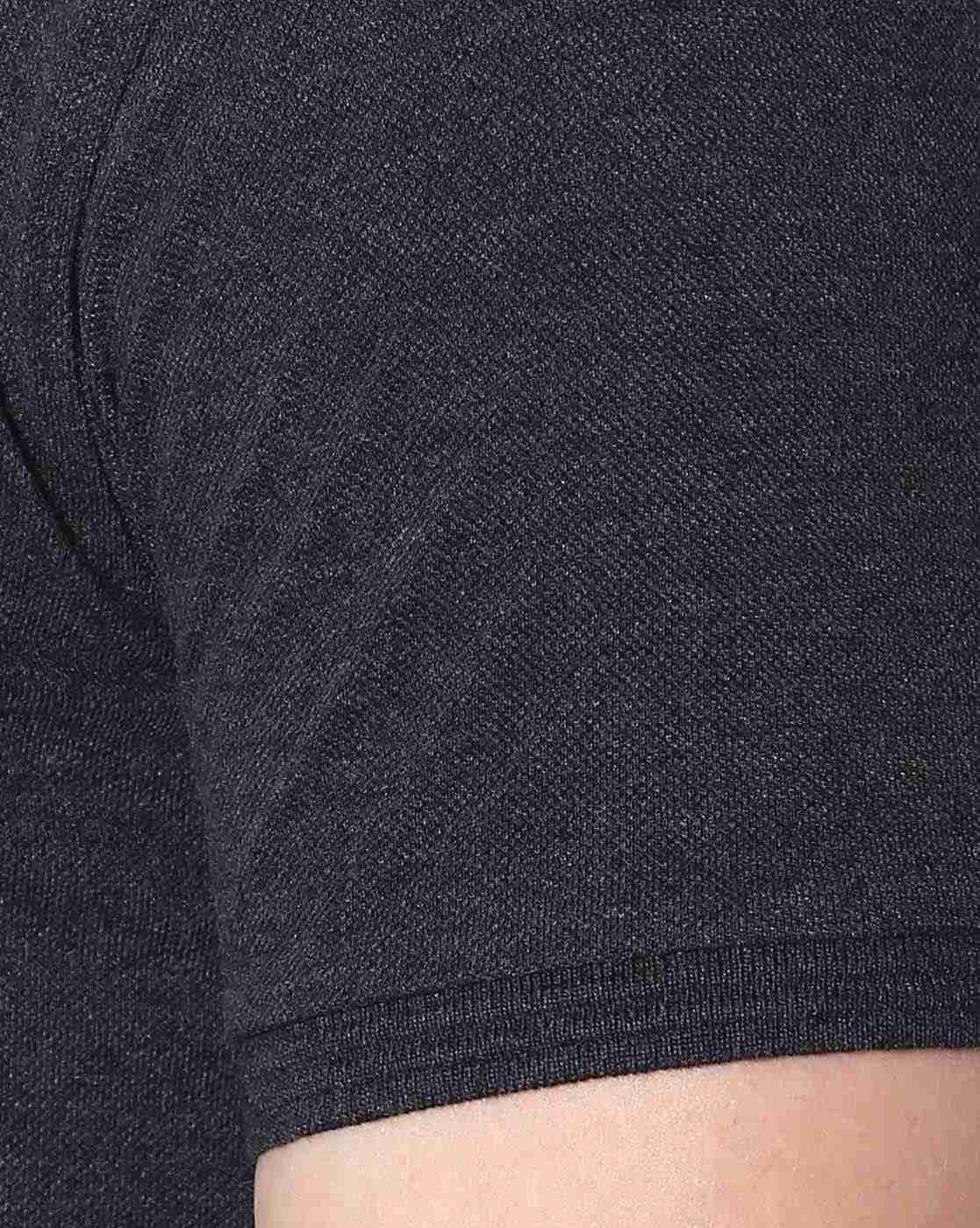 DNMX | Slim Fit Polo T-Shirt with Short Button Placket|5