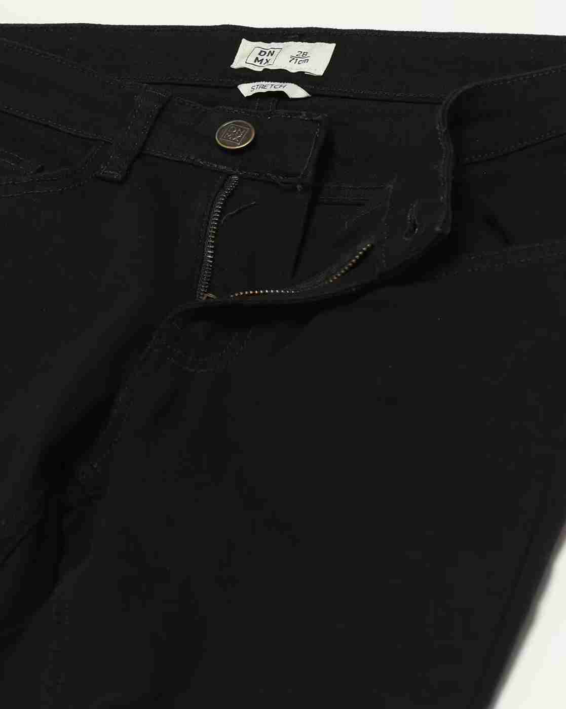 DNMX | Women Mid-Rise Relaxed Fit Solid Clean Jeans|5