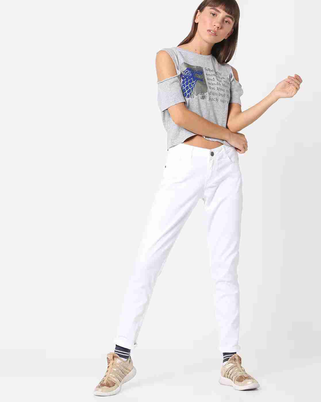DNMX | Women Mid-Rise Relaxed Fit Jeans|3