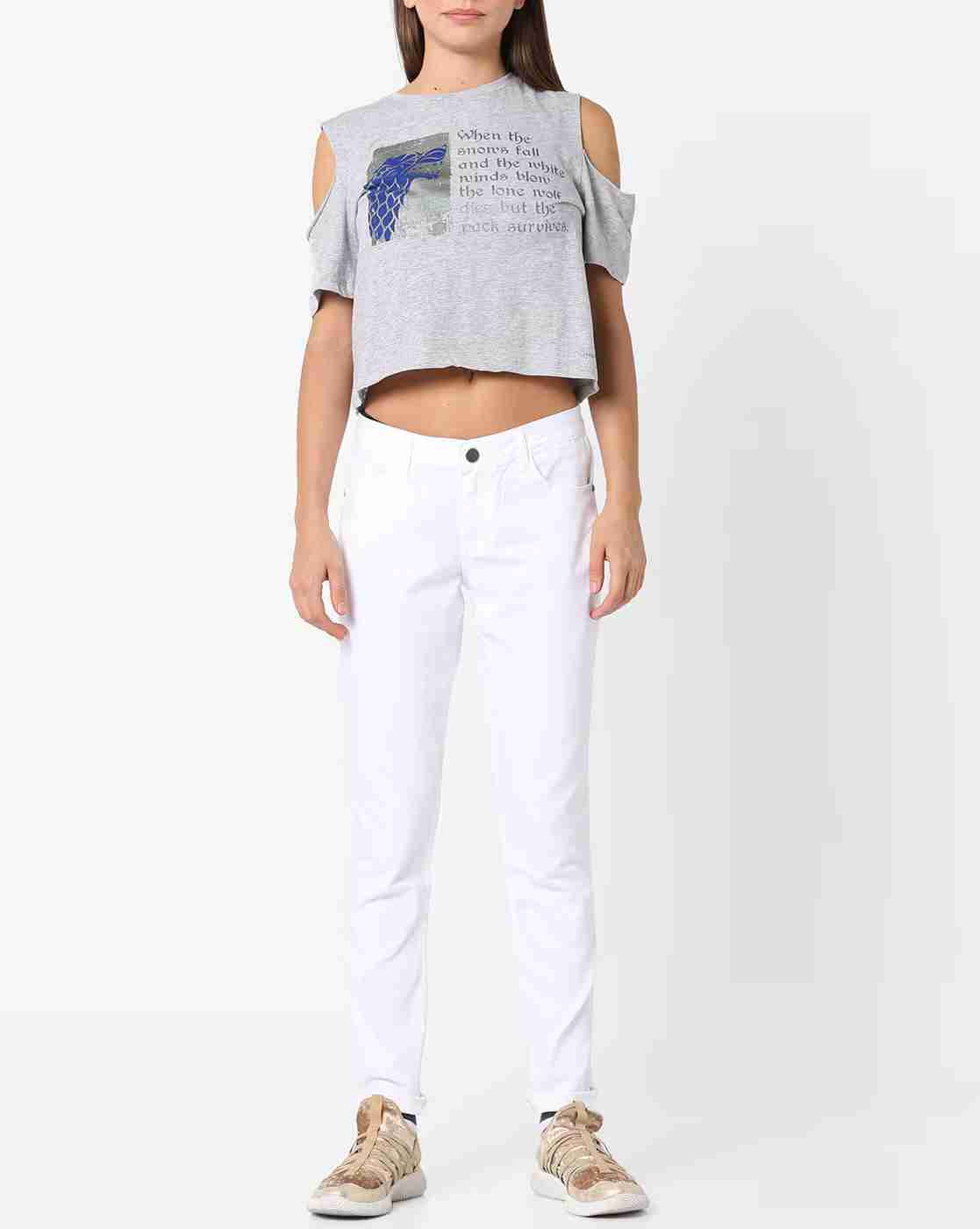 DNMX | Women Mid-Rise Relaxed Fit Jeans|4