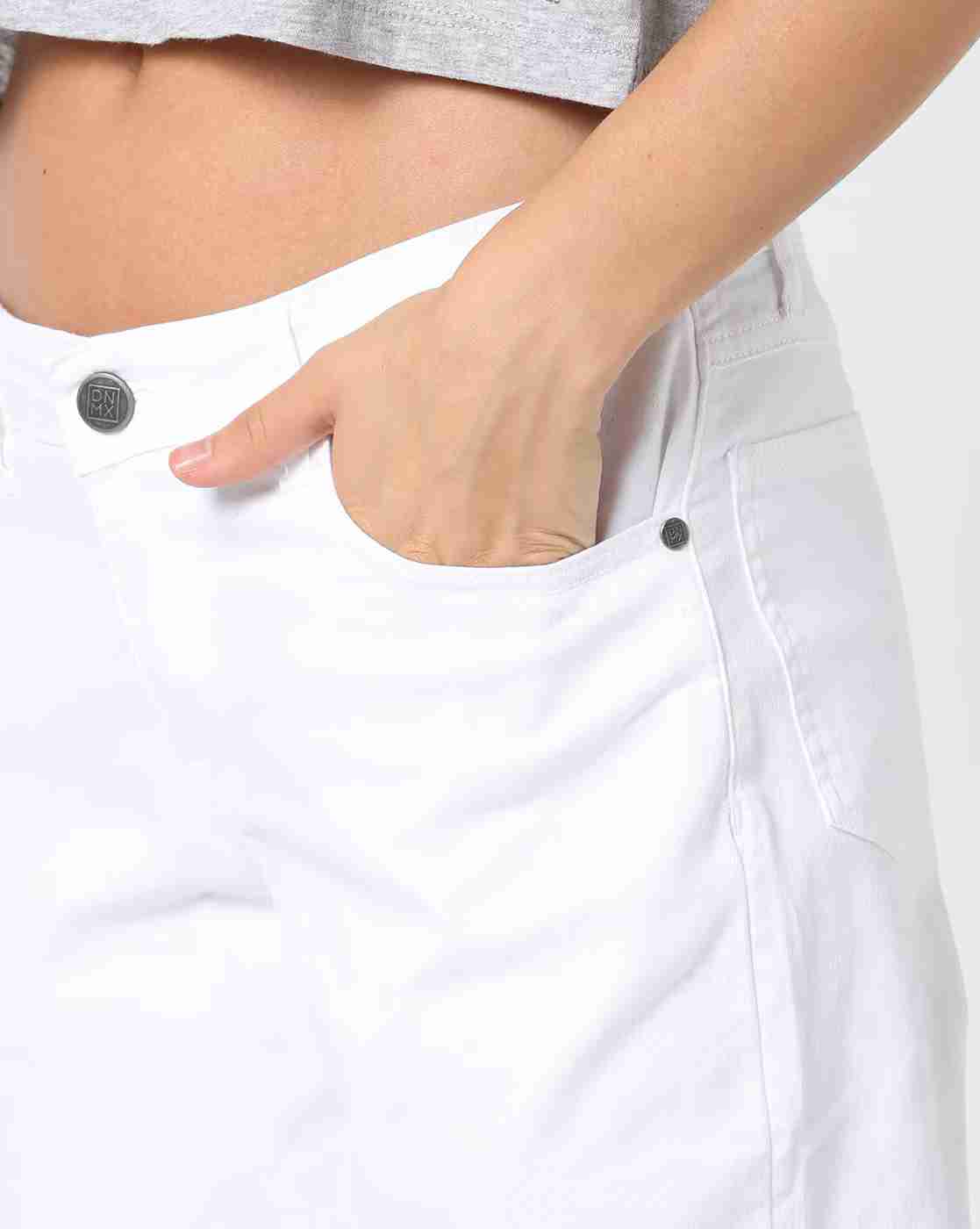DNMX | Women Mid-Rise Relaxed Fit Jeans|6