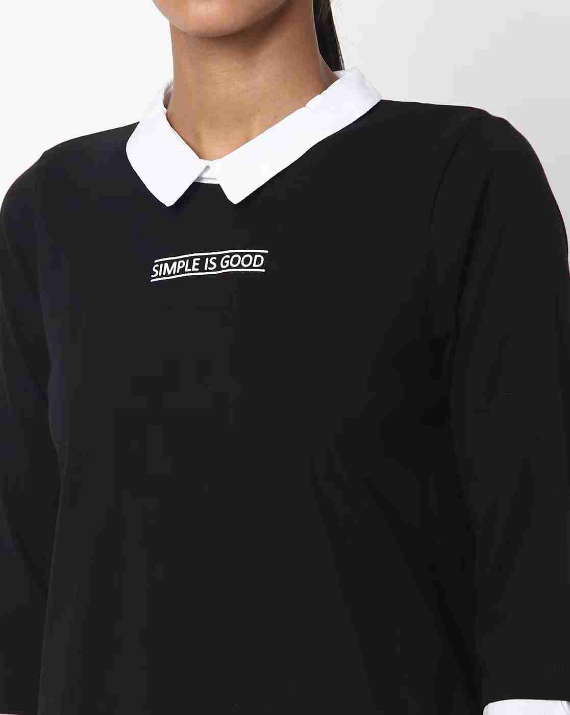 DNMX | Twofer Top with Shirt Collar|2