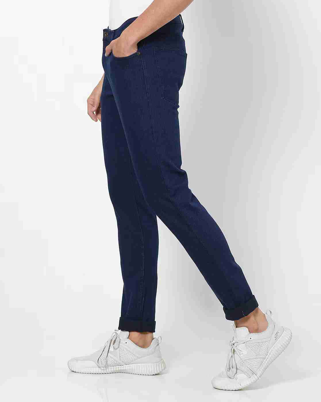 DNMX | Men Mid-Rise Skinny Fit Jeans|1