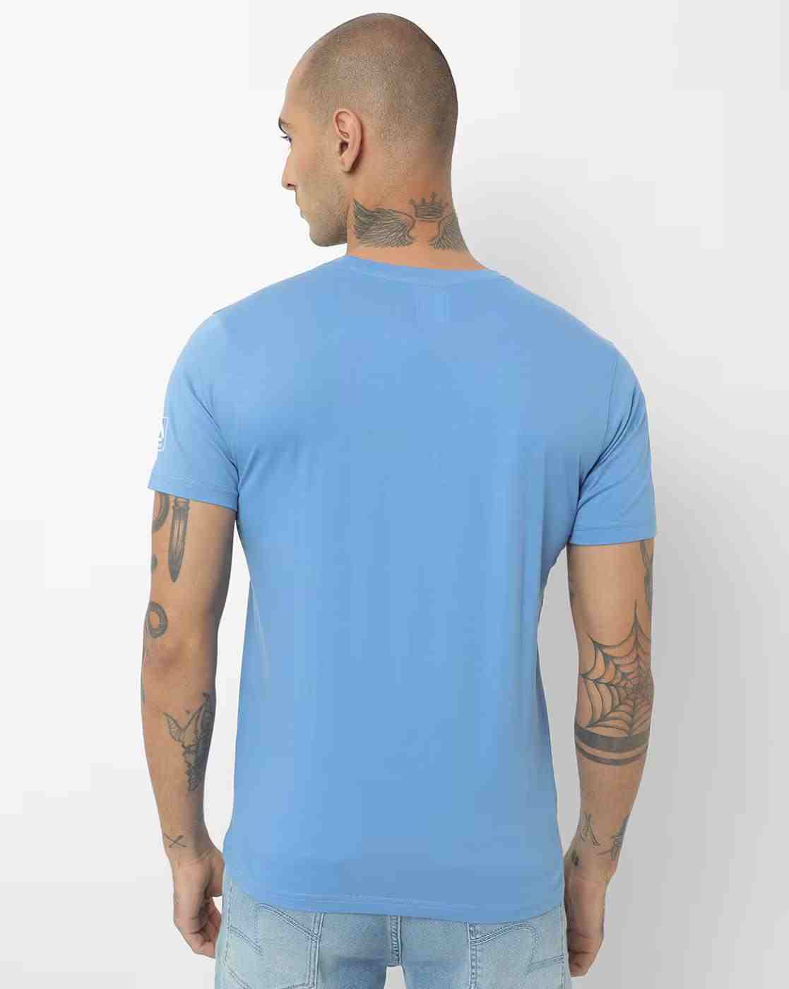 DNMX | Regular Fit Colourblock Crew-Neck T-Shirt|3