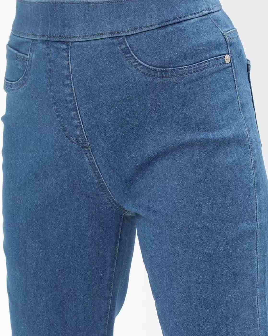 DNMX | Women Mid-Rise Skinny Fit Jeggings|3