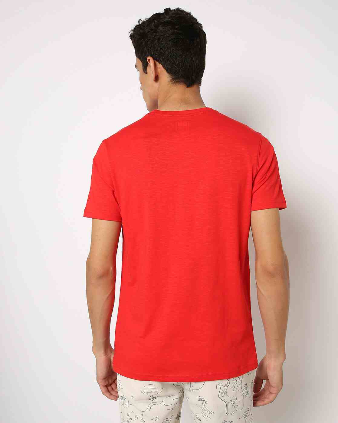 DNMX | Printed Slim Fit Crew-Neck T-shirt|1