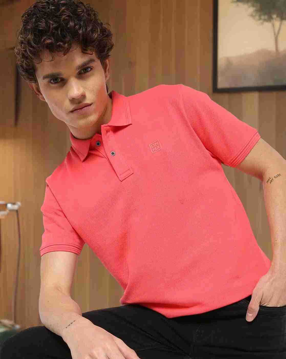 Slim Fit Polo T-shirt with Embroidered Logo