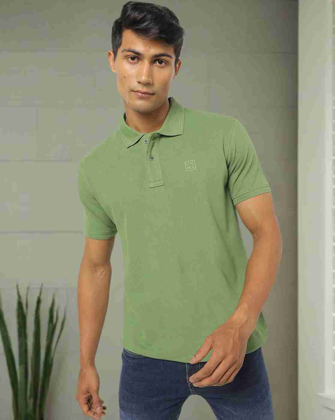 Slim Fit Polo T-shirt with Embroidered Logo