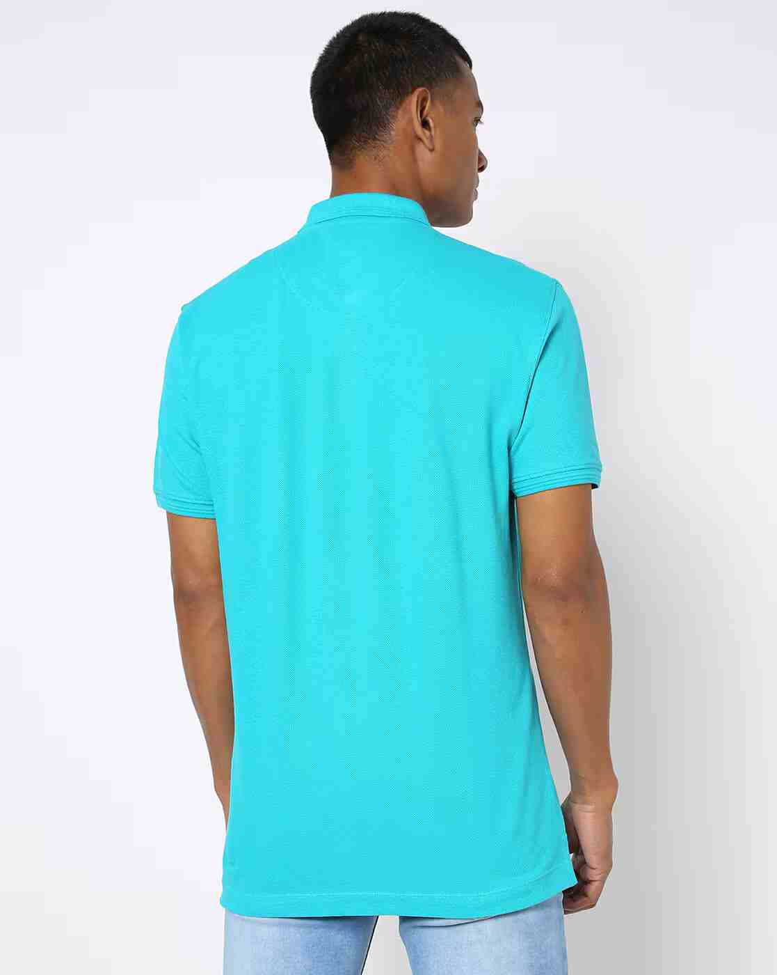 DNMX | Slim Fit Polo T-shirt with Embroidered Logo|2