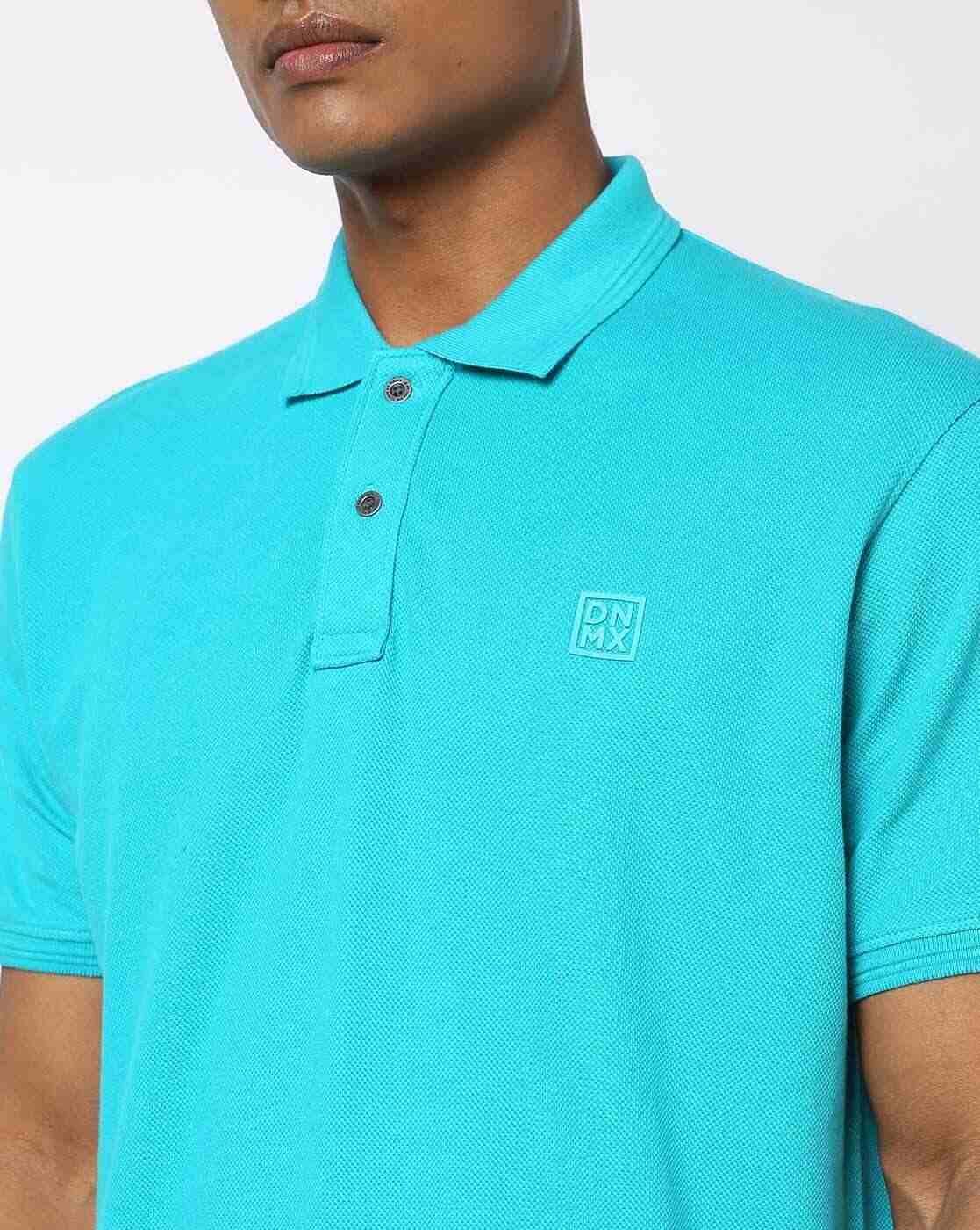 DNMX | Slim Fit Polo T-shirt with Embroidered Logo|3