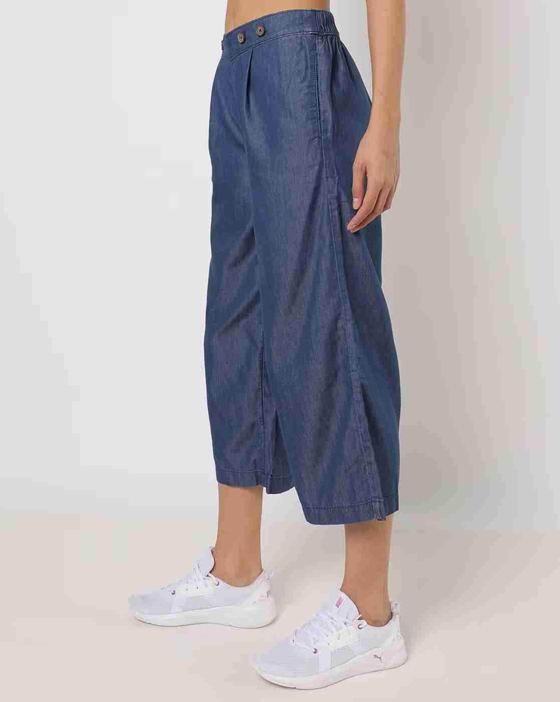 DNMX | Women High-Rise Culottes with Slip Pockets|1
