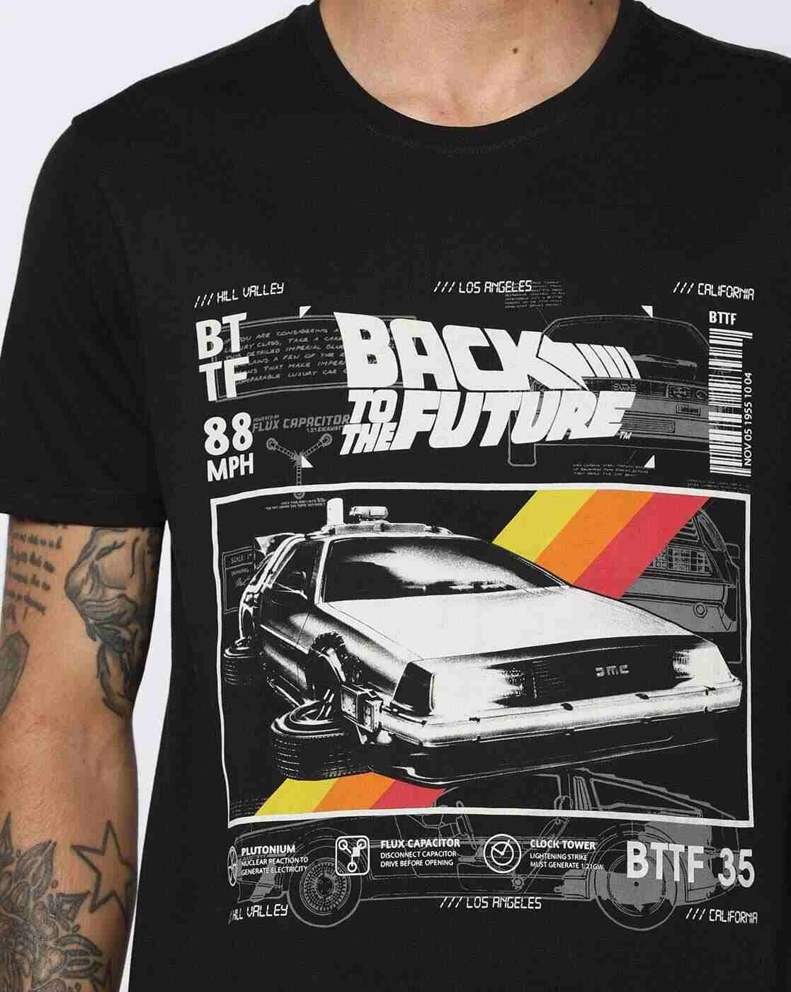 DNMX | Graphic Print Slim Fit Crew-Neck T-Shirt|2