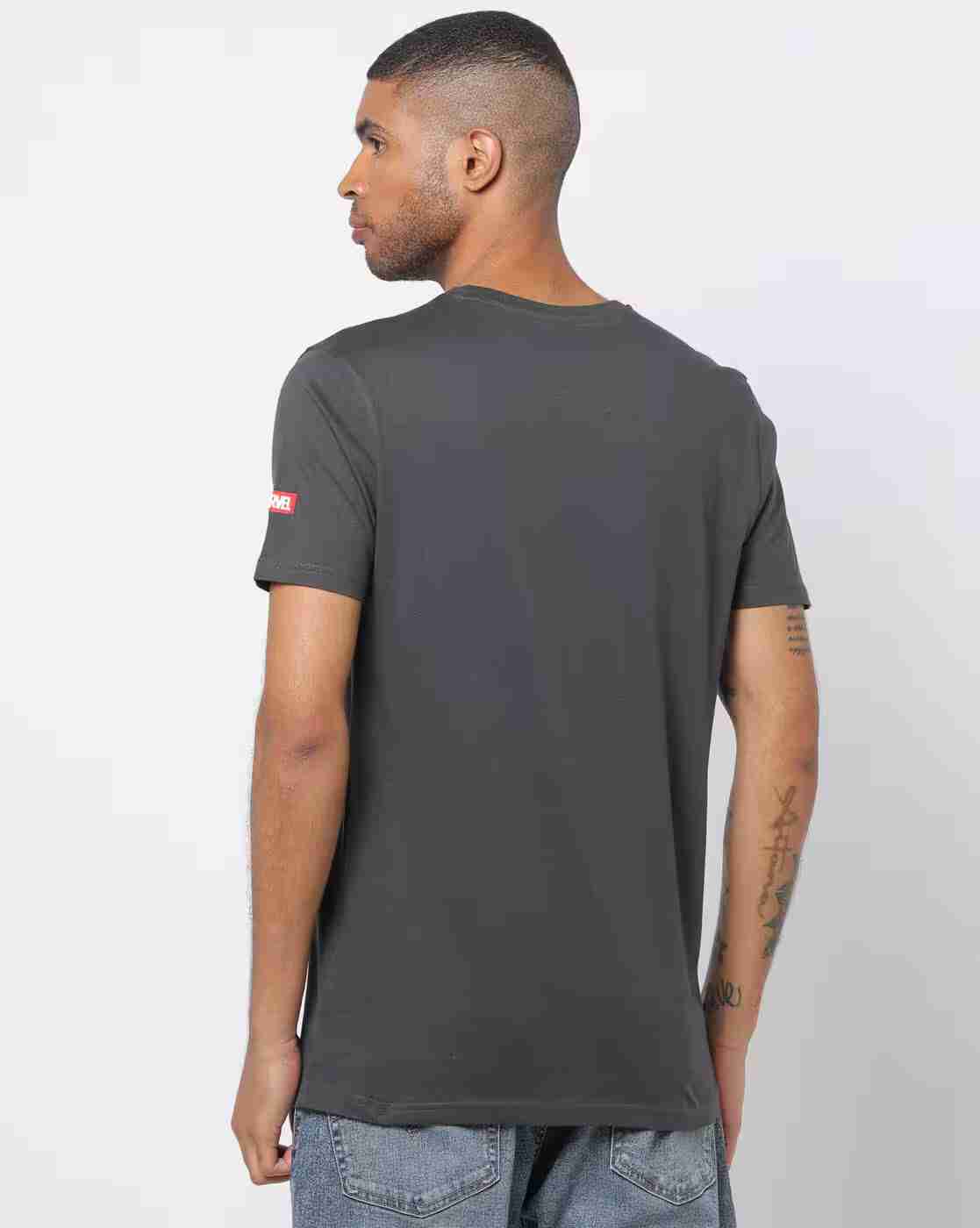 DNMX | Black Panther Print Slim Fit Crew-Neck T-Shirt|2