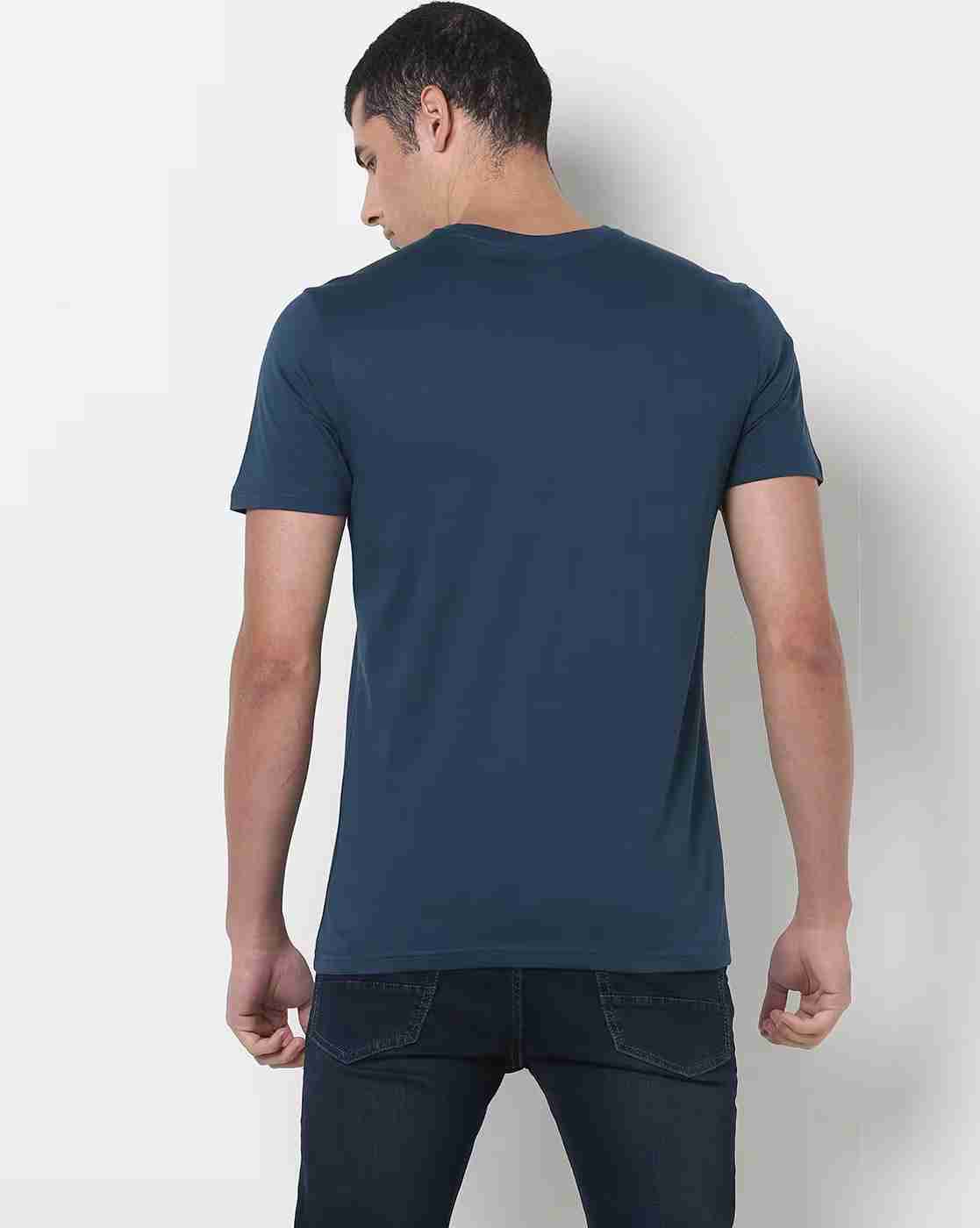 DNMX | Graphic Print Slim Fit Crew-Neck T-Shirt|1
